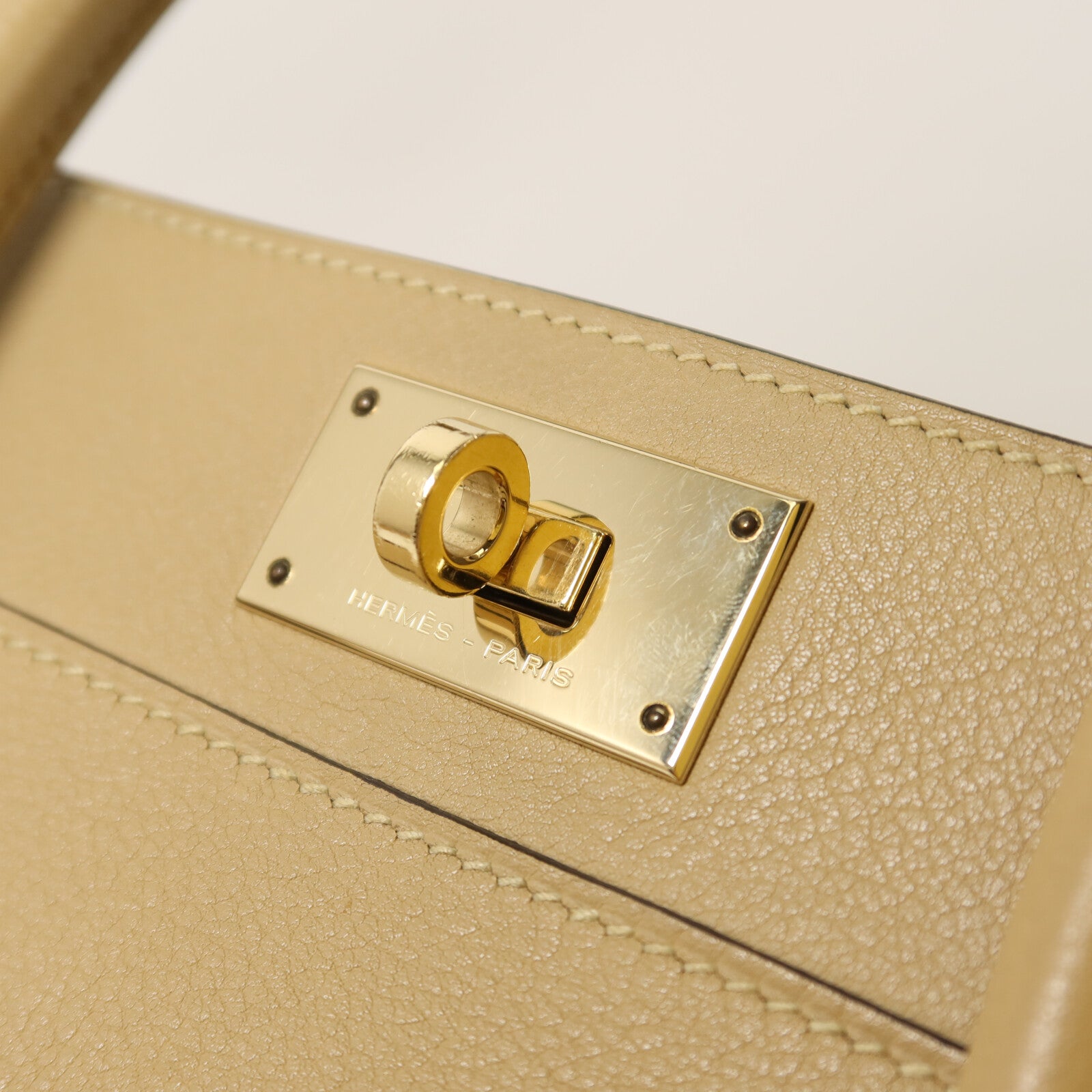 HERMES Evercolor皮革Toolbox 20手挽肩背兩用袋Trench/Cuivre