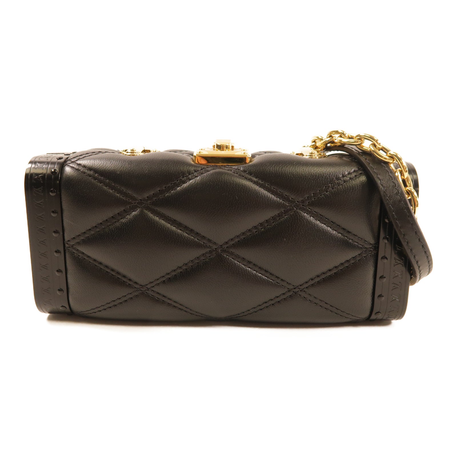 LOUIS VUITTON LV Vanity Case 2 Way Shoulder Bag M23575 Calfskin Leather Black