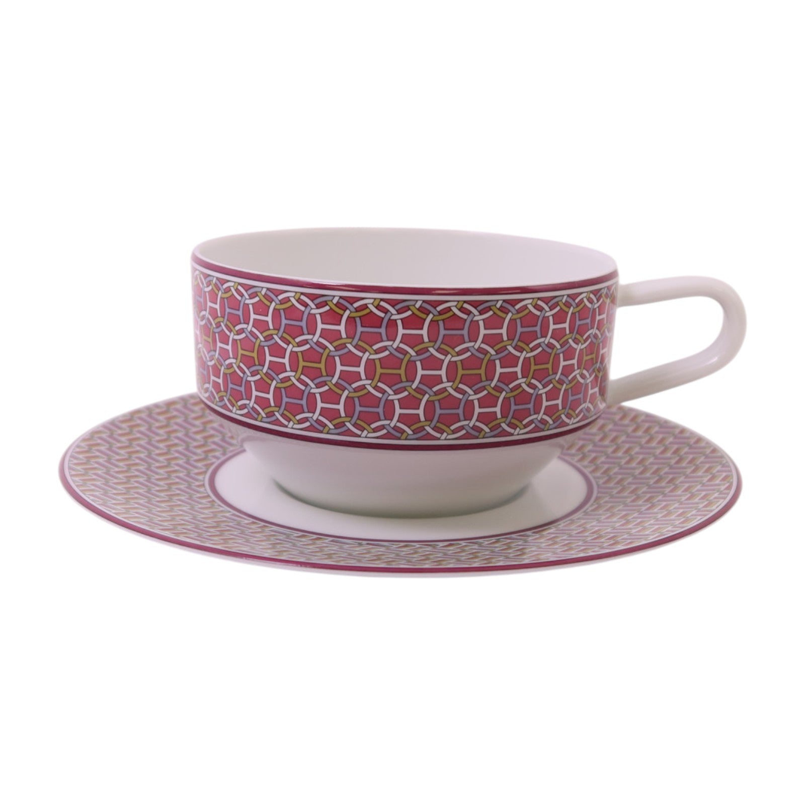HERMES 陶瓷Tea Cups & Saucer Set x2pcs茶杯碟套裝