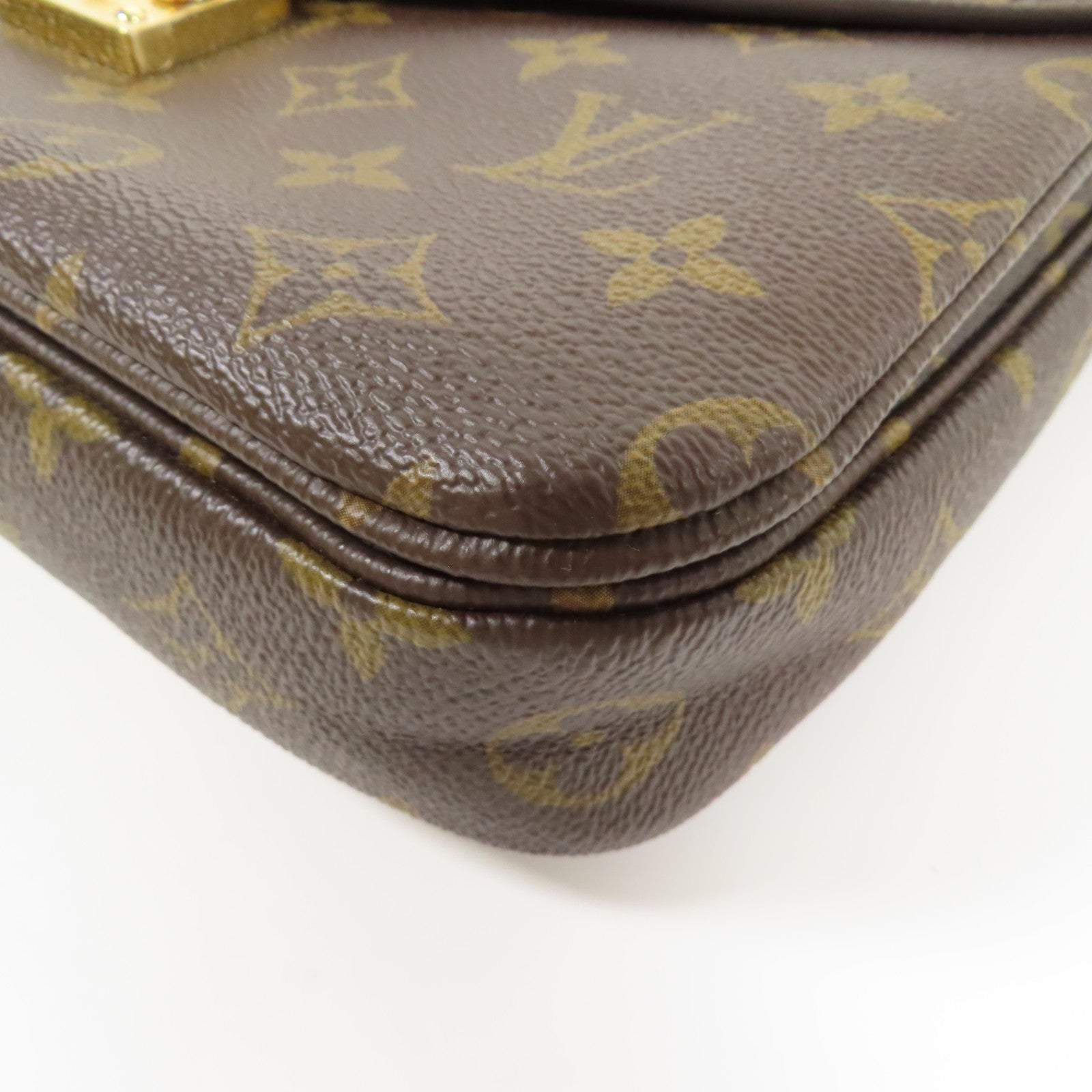 LOUIS VUITTON Monogram Pochette Metis MM金扣手挽肩背兩用袋
