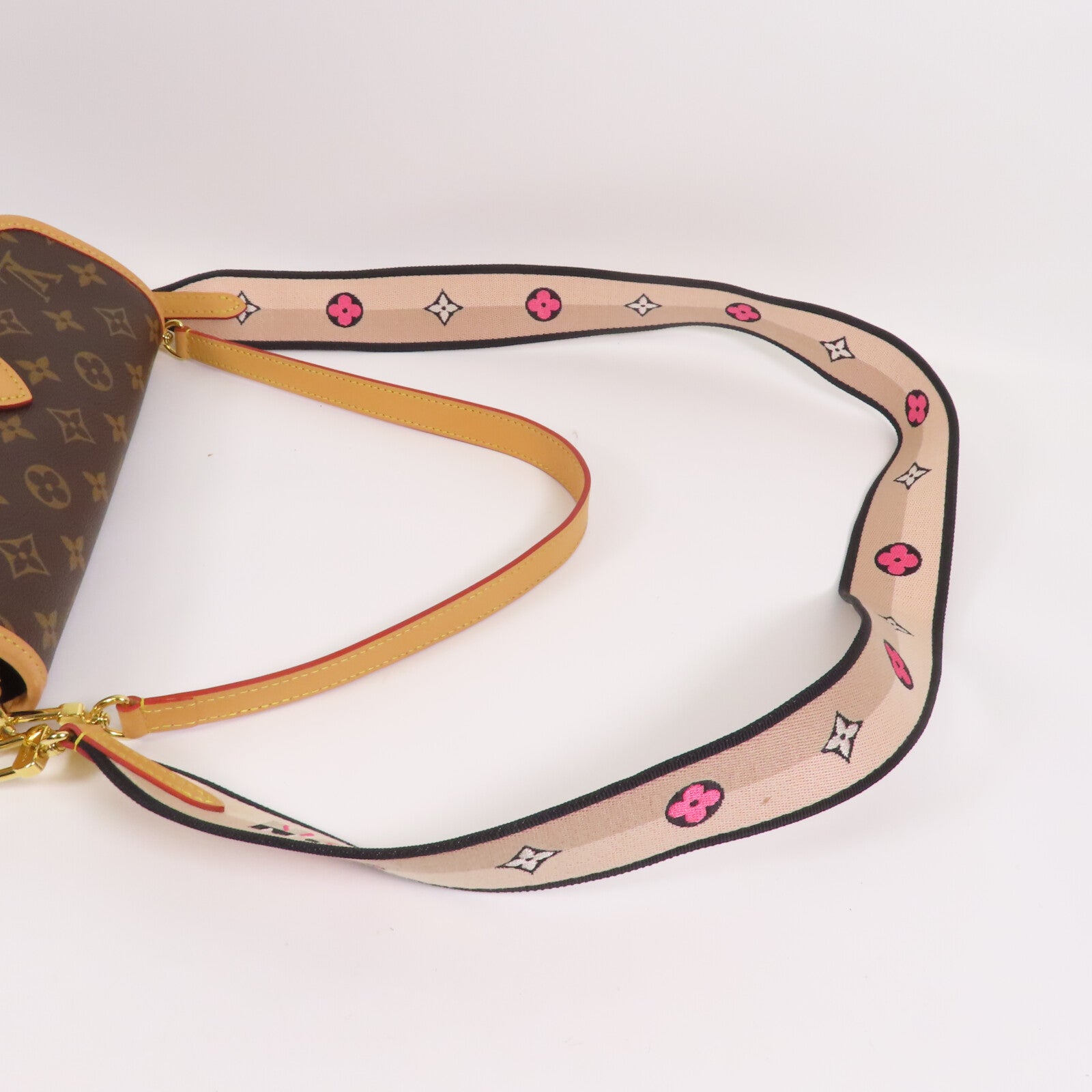 LOUIS VUITTON Monogram Diane金扣手挽肩背兩用袋