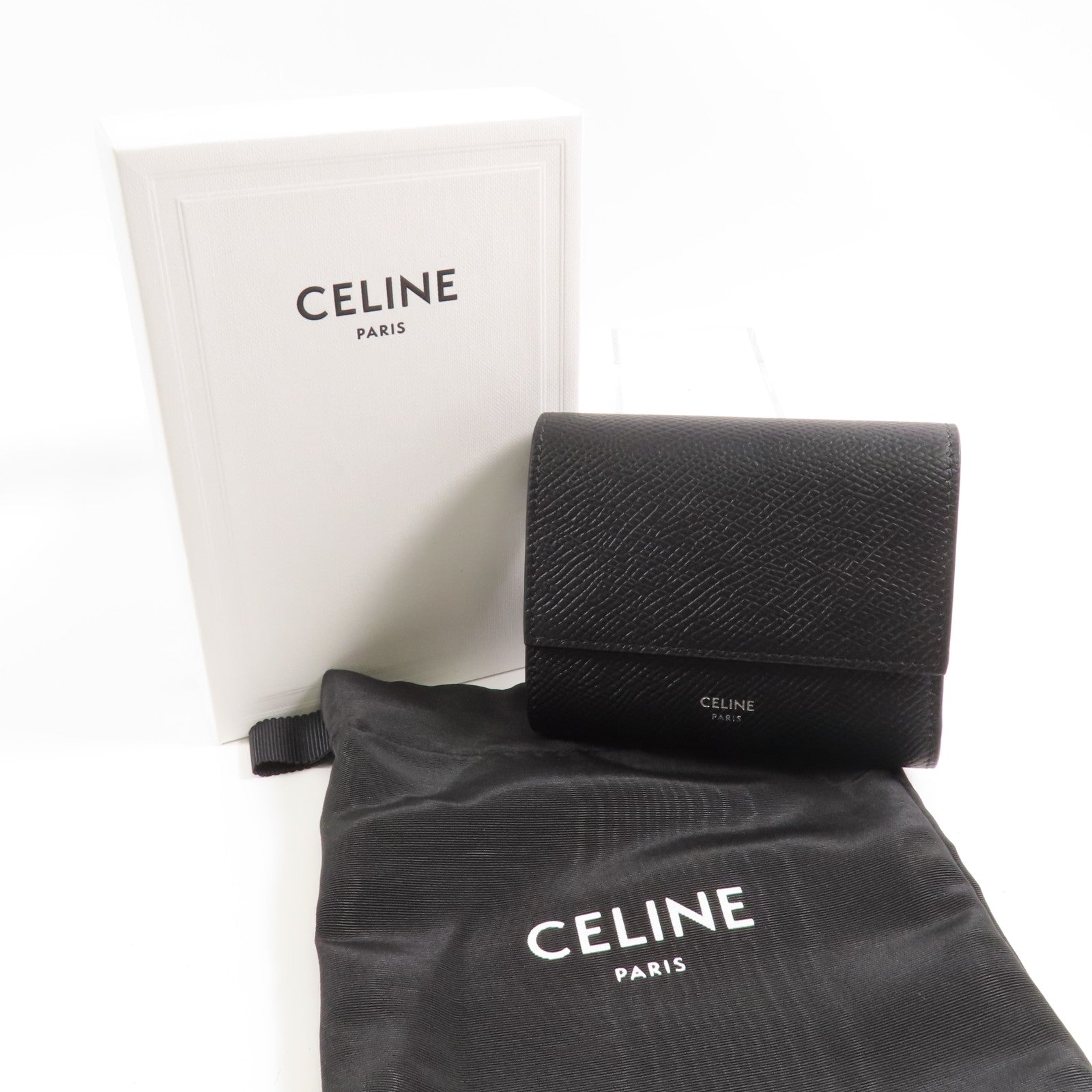 CELINE 牛皮皮革Small Trifold Wallet錢包