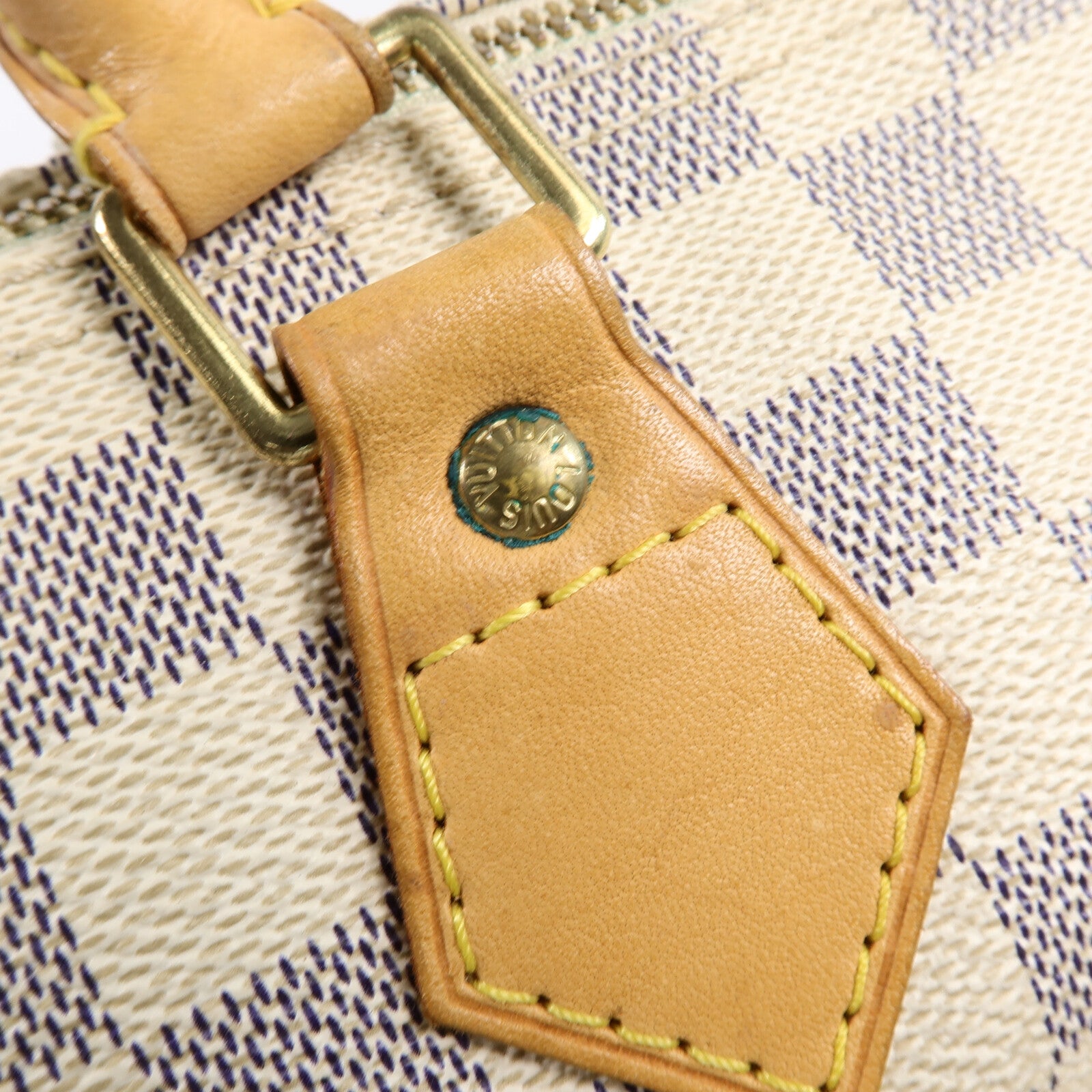 LOUIS VUITTON Damier Azur Speedy 30手挽袋