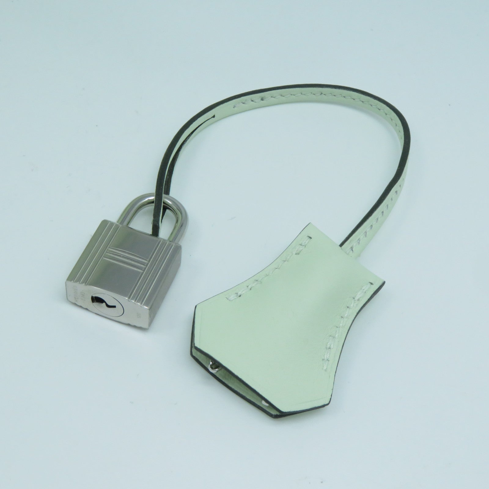 HERMES Swift皮革Kelly 25銀扣手挽肩背兩用袋Vert Fizz氣泡綠色