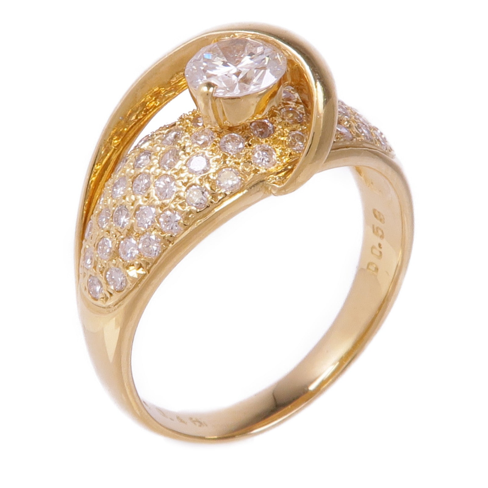 JEWELRY 18K黃金Diamond Ring鑽石戒指US#7