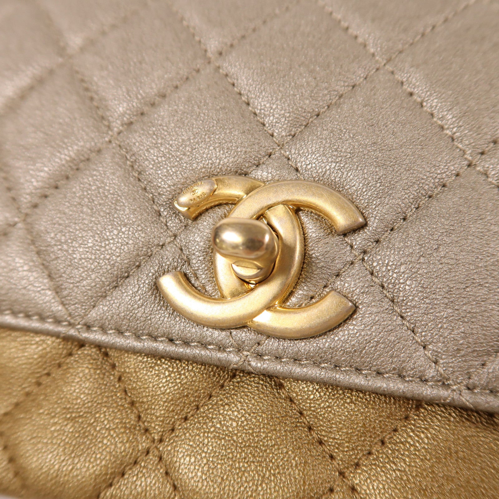 CHANEL 牛皮皮革2 Way Chain Shoulder手挽肩背兩用袋
