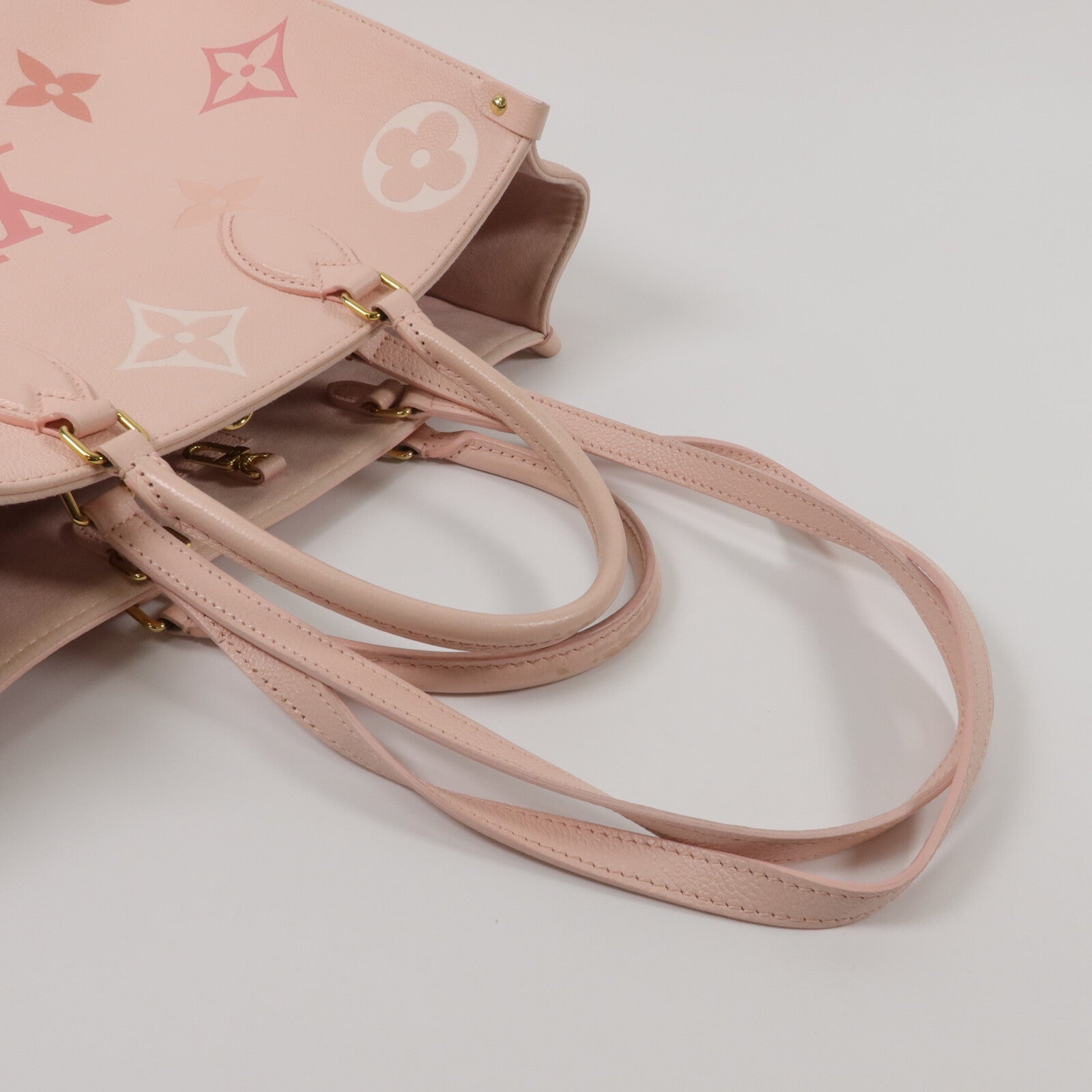 LOUIS VUITTON Monogram Empreeinte On The Go MM手挽肩背兩用袋