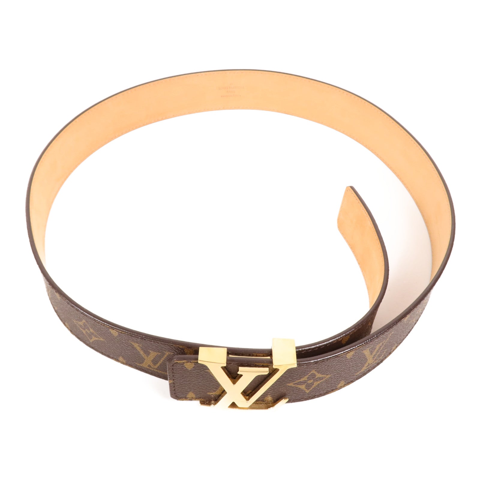 LOUIS VUITTON 【萬聖節商品】Monogram Belt金扣皮帶