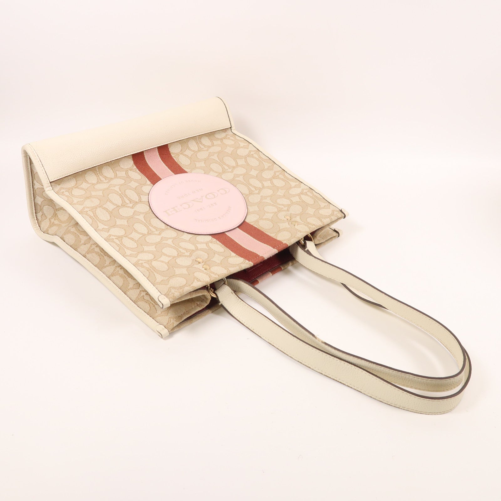 COACH 帆布Tote Bag肩背袋