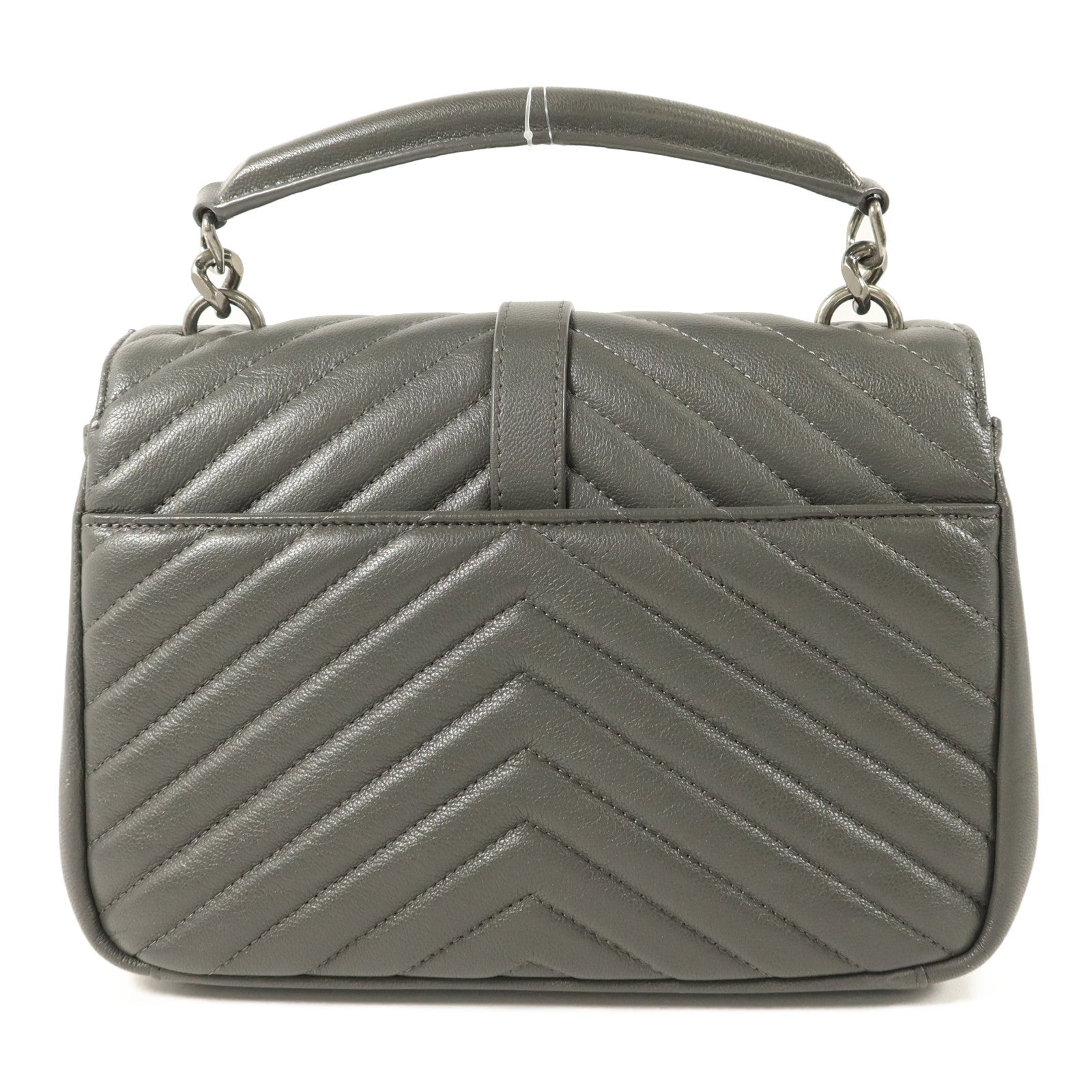 SAINT LAURENT 牛皮皮革College Bag鏈帶肩背袋