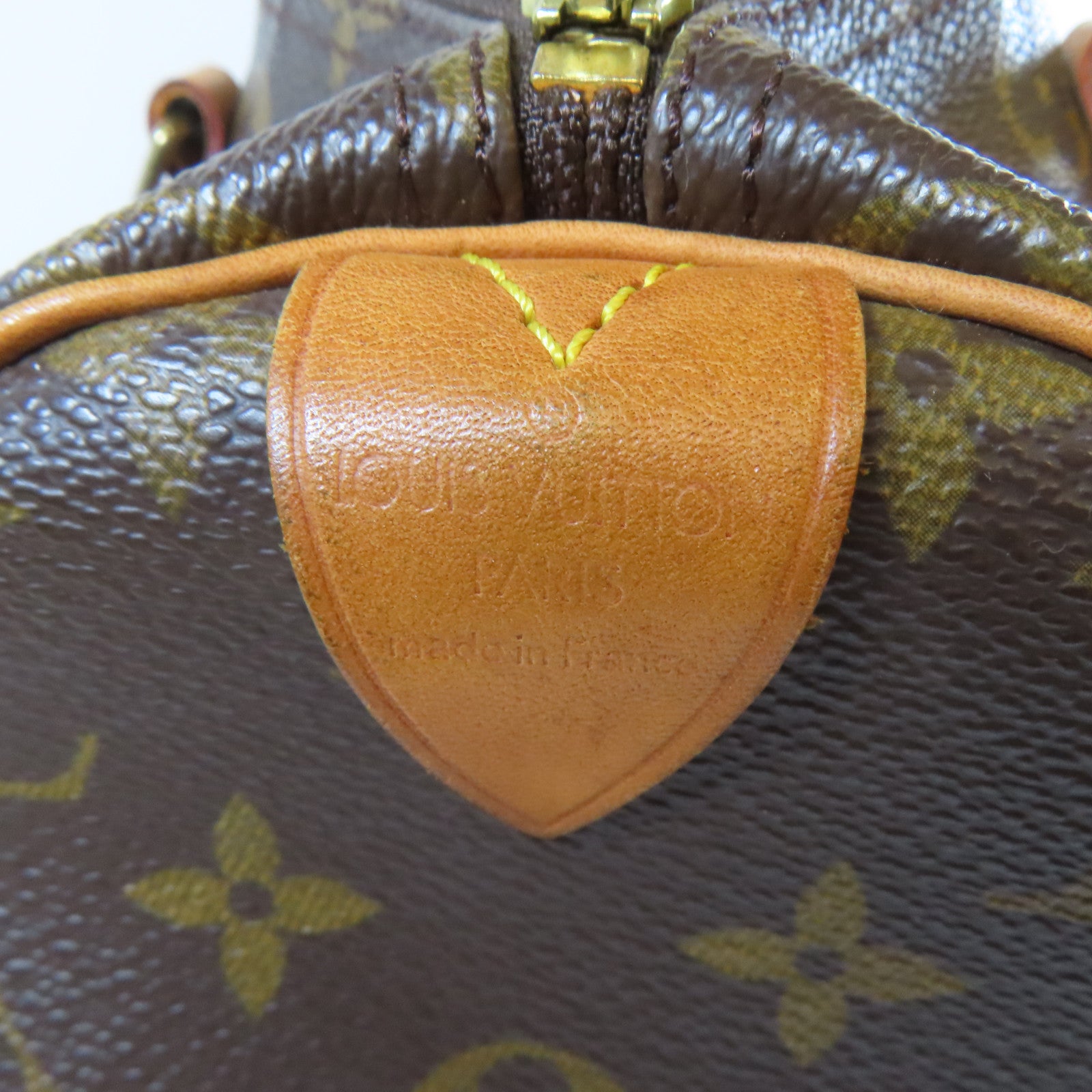 LOUIS VUITTON 【激減優惠】Monogram Speedy 30金扣手挽袋啡色