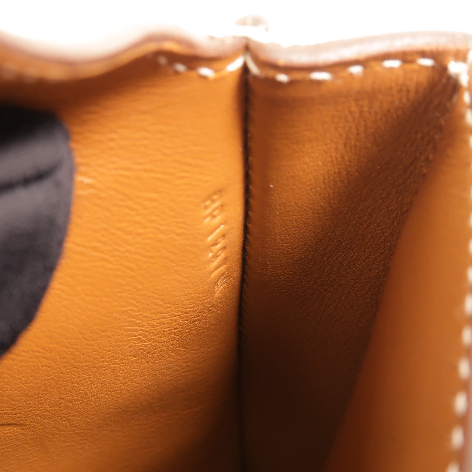 HERMES Barenia皮革Tribune Briefcase公事包Fauve