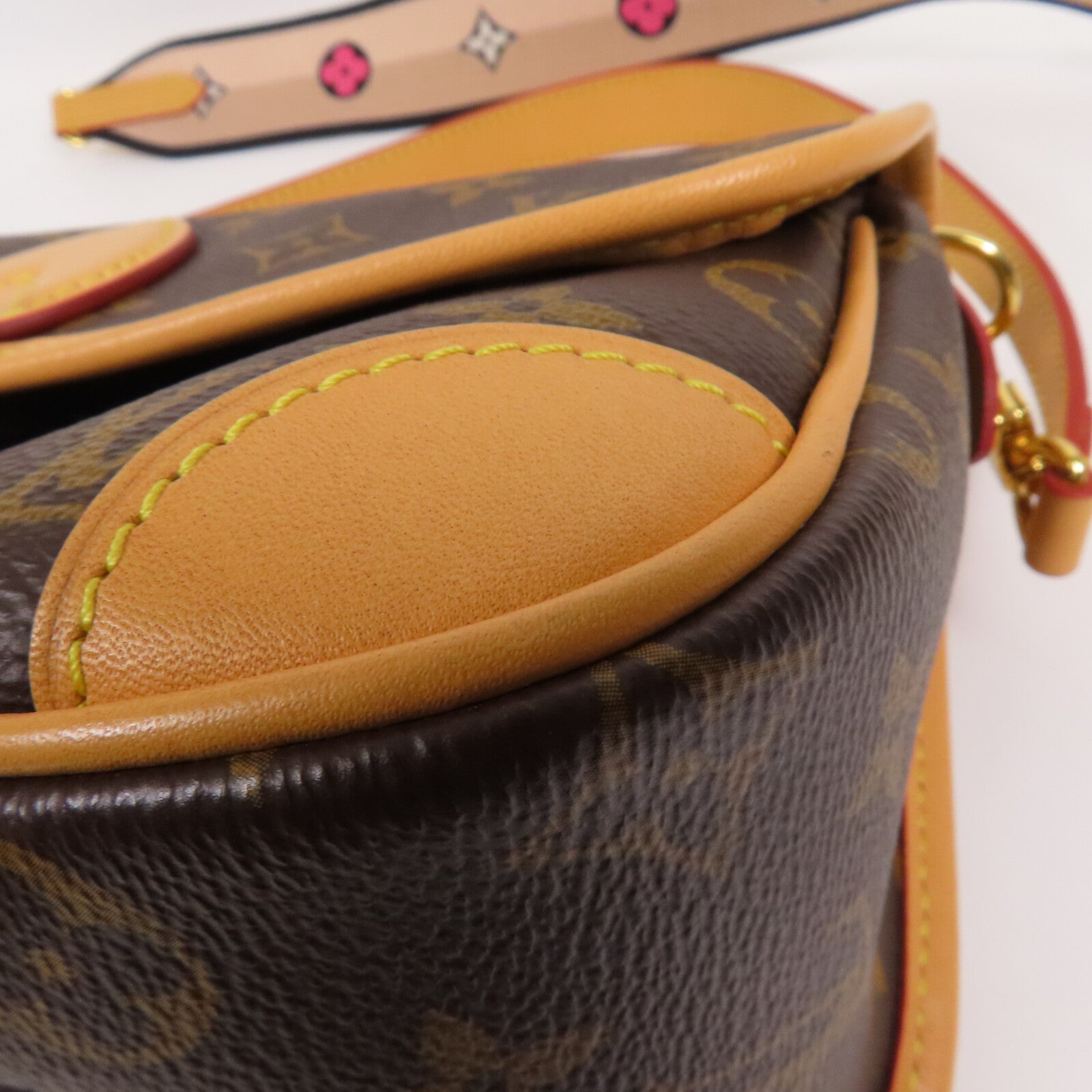 LOUIS VUITTON Monogram Diane金扣手挽肩背兩用袋