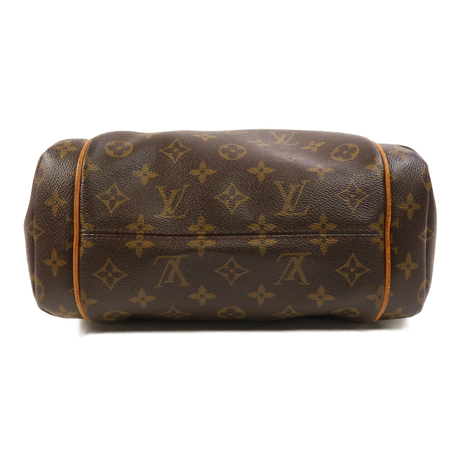 LOUIS VUITTON Monogram Totally PM金扣肩背袋/手挽袋棕色