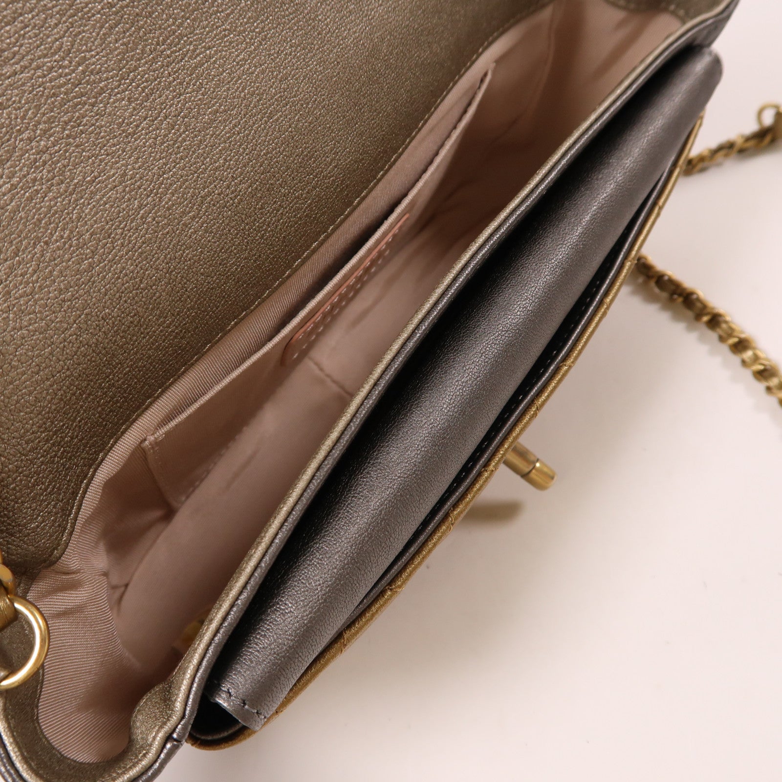 CHANEL 牛皮皮革2 Way Chain Shoulder手挽肩背兩用袋