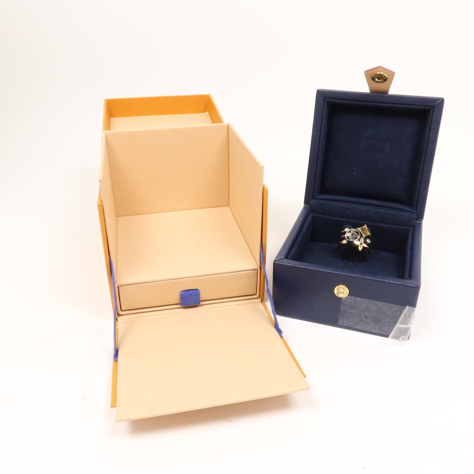LOUIS VUITTON 18K白金/黃金/玫瑰金Diamond Idylle Blossom Ring鑽石戒指US#6.25