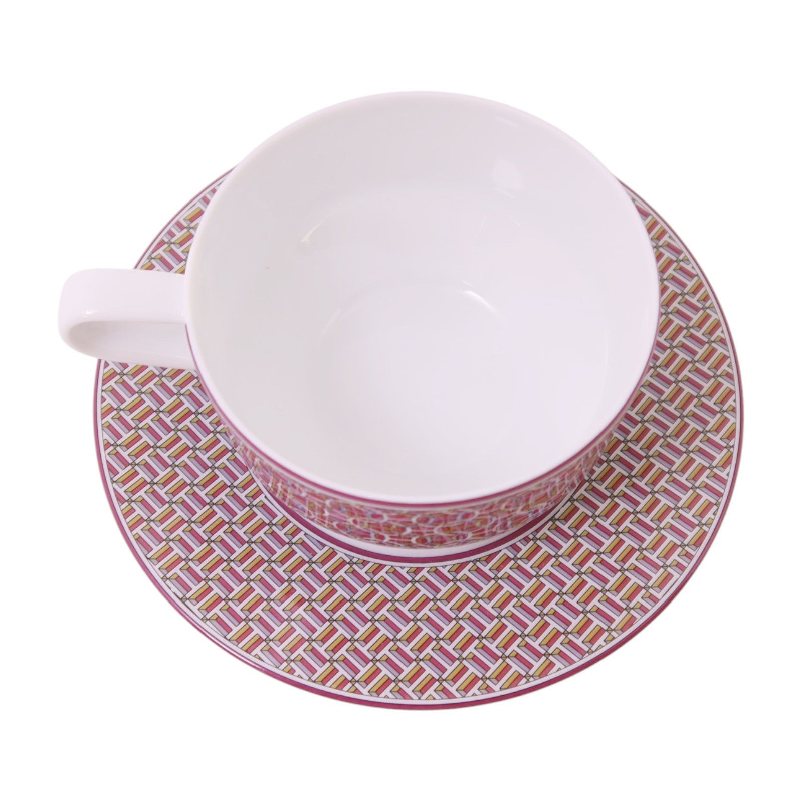 HERMES 陶瓷Tea Cups & Saucer Set x2pcs茶杯碟套裝