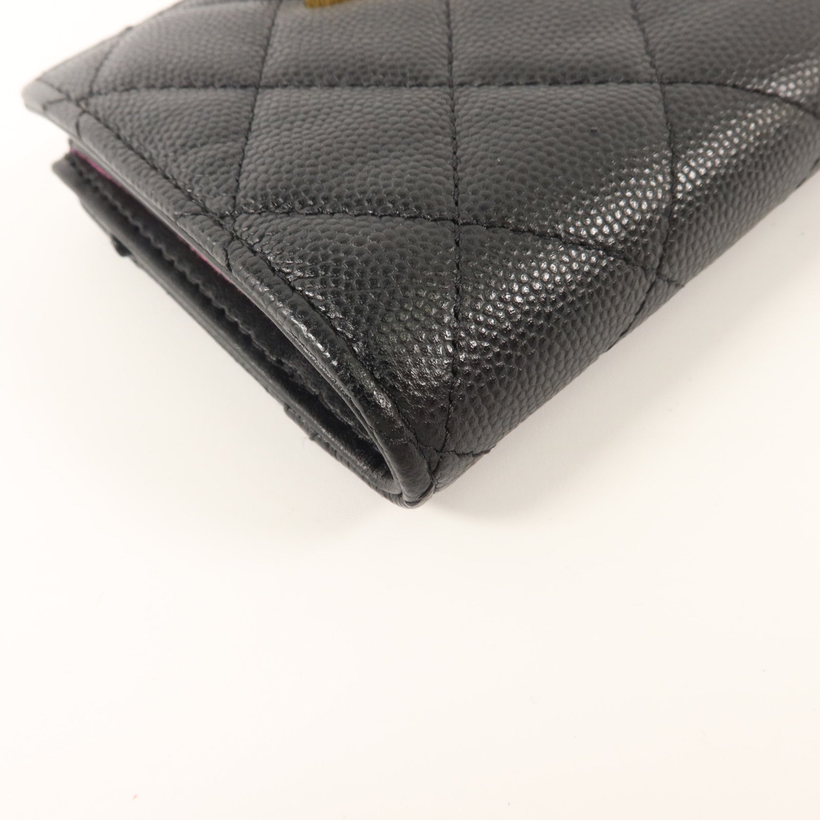 CHANEL 牛皮皮革Bifold Wallet錢包