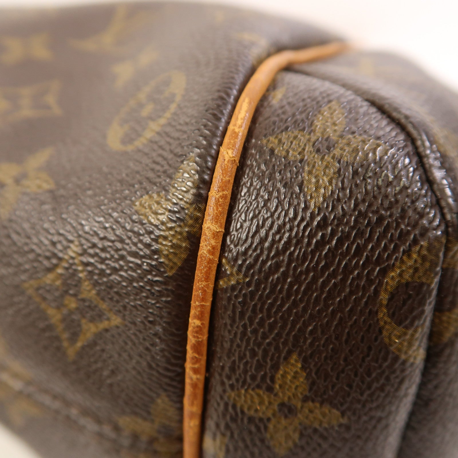LOUIS VUITTON Monogram Totally PM金扣肩背袋/手挽袋棕色