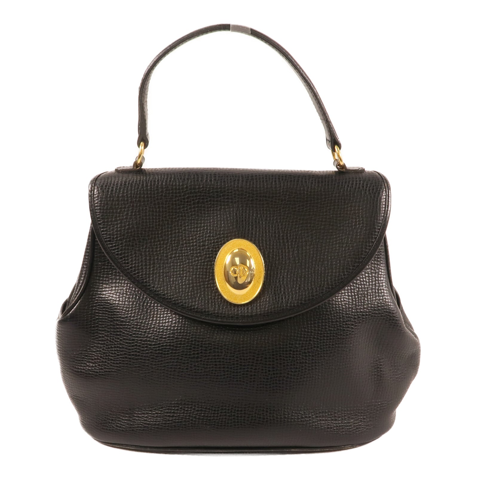 Dior 牛皮皮革Vintage Hand Bag金扣手挽袋