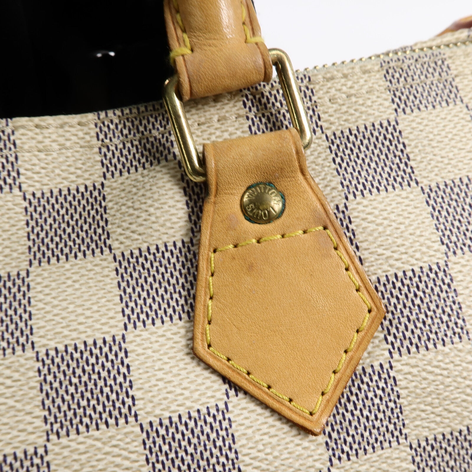 LOUIS VUITTON Damier Azur Speedy 30手挽袋