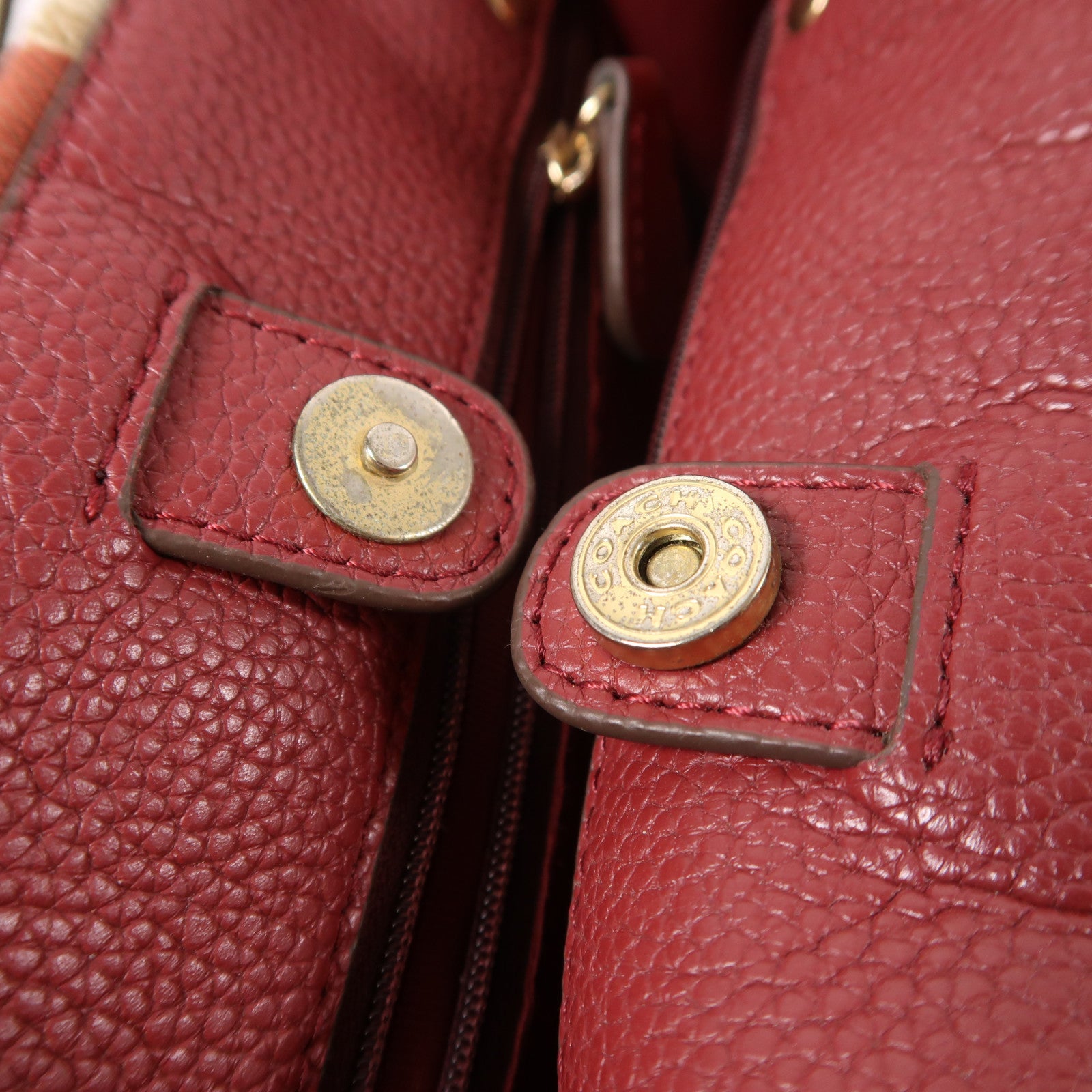 COACH 帆布Tote Bag肩背袋