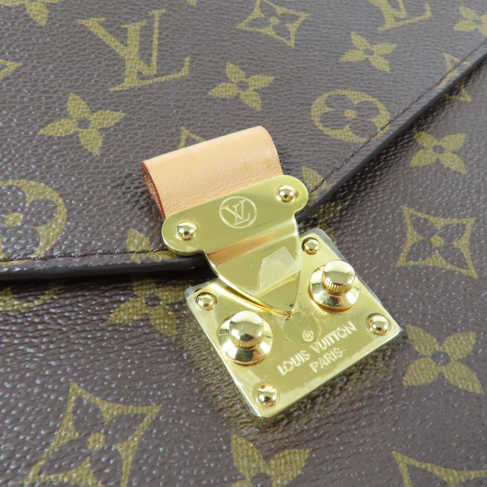 LOUIS VUITTON Monogram Pochette Metis MM金扣手挽肩背兩用袋
