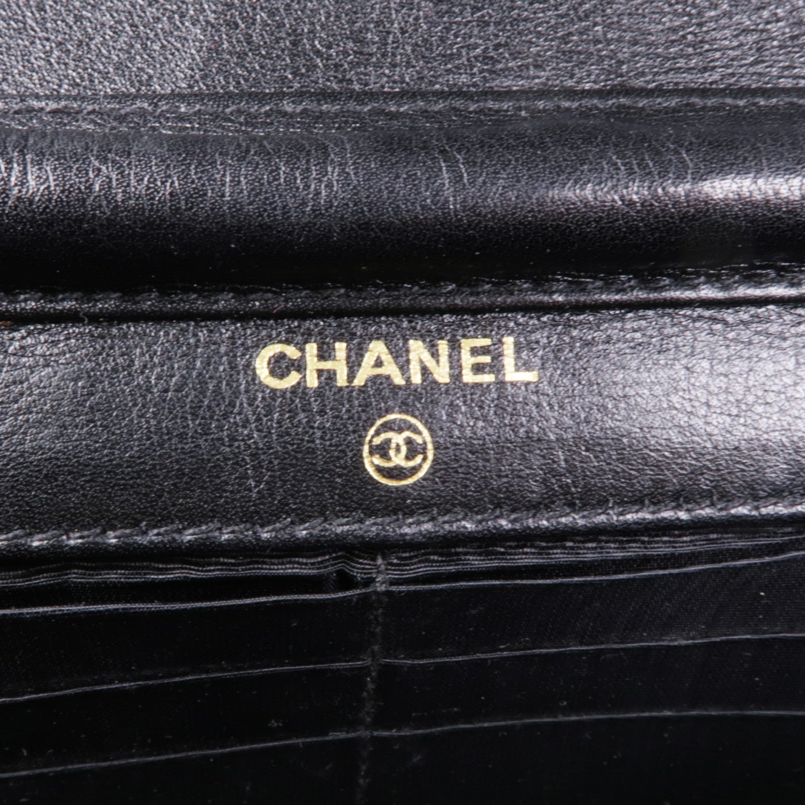 CHANEL 牛皮皮革Wallet On Chain金扣鏈帶肩背袋