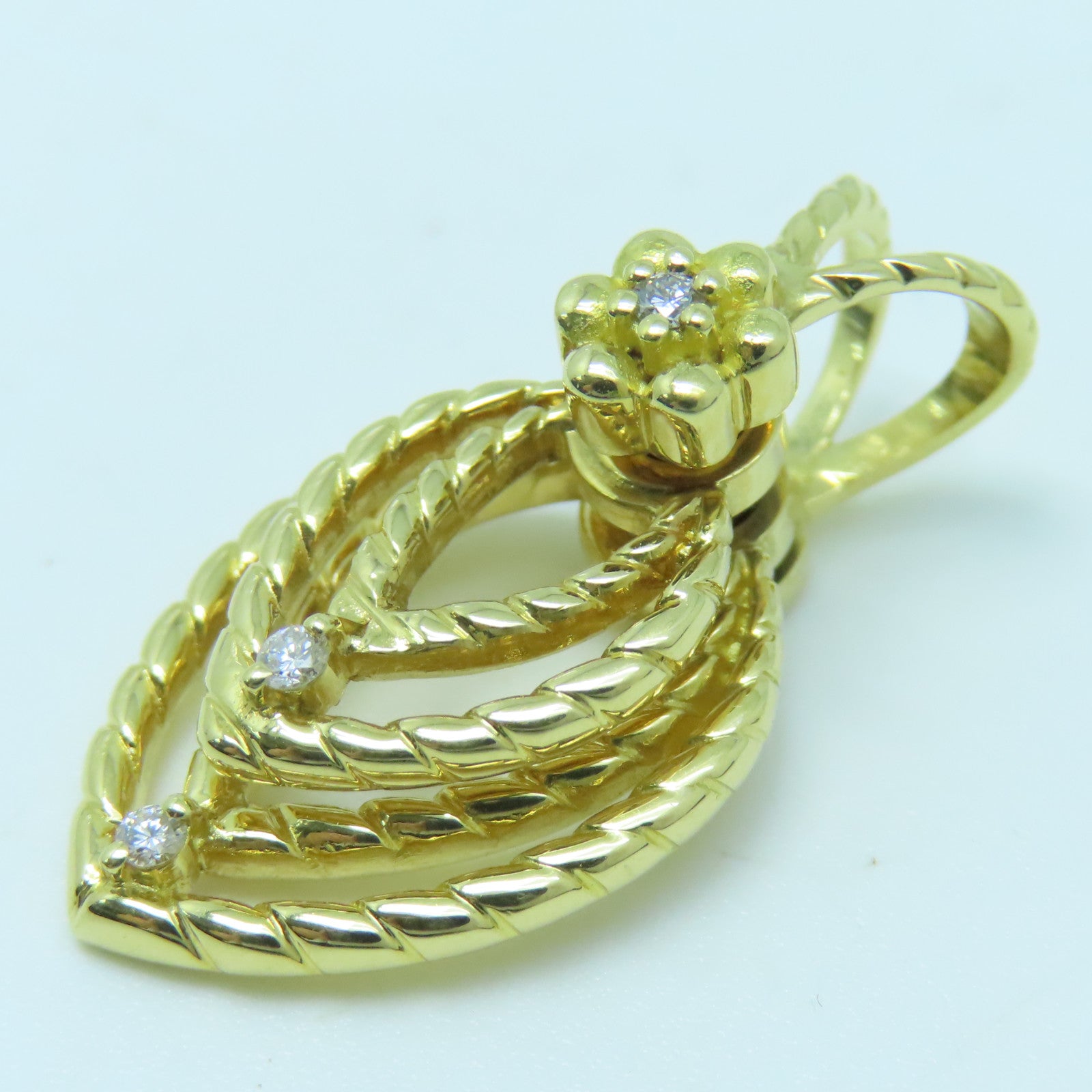 JEWELRY 18K Yellow Gold Pendant Top Pendant Gold
