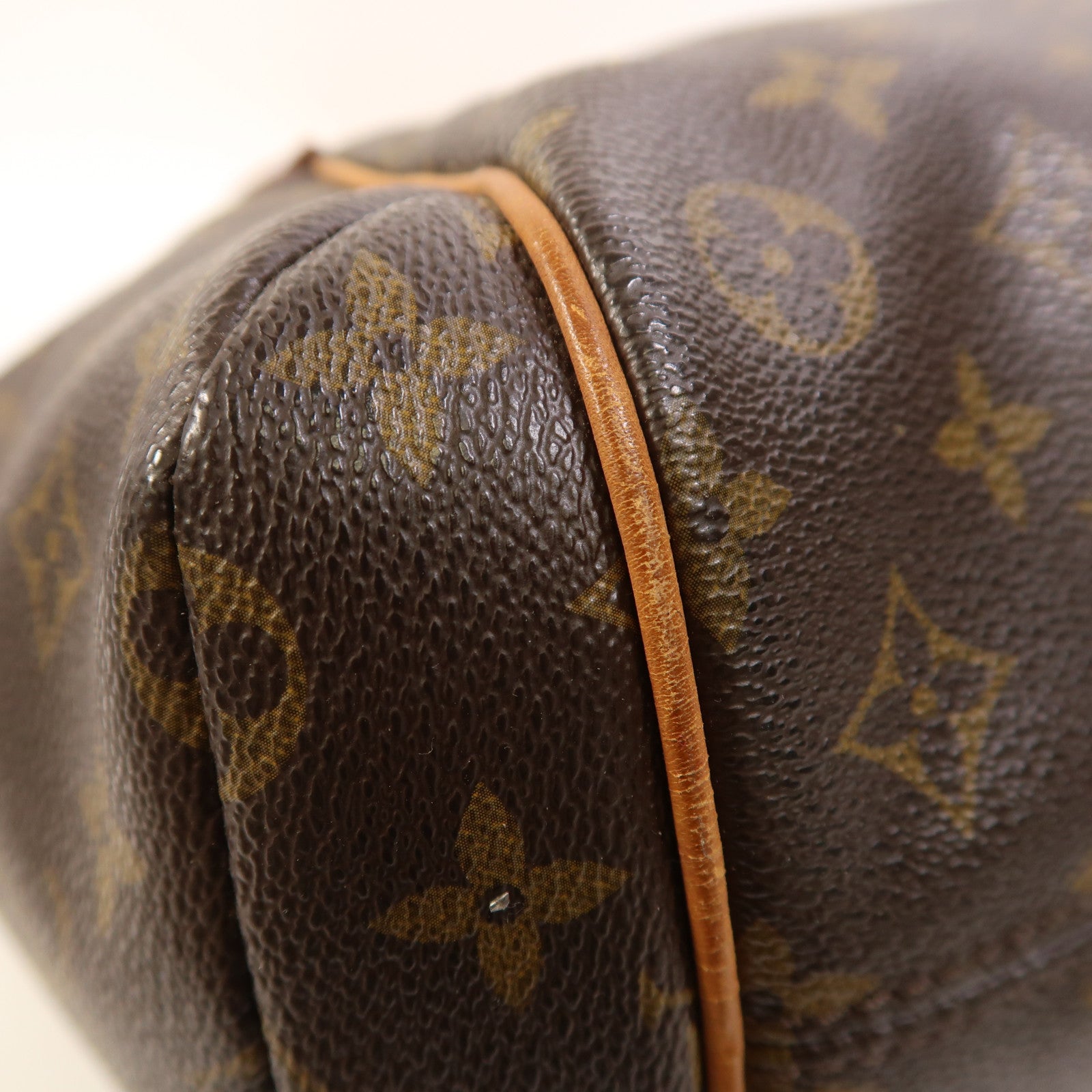 LOUIS VUITTON Monogram Totally PM金扣肩背袋/手挽袋棕色