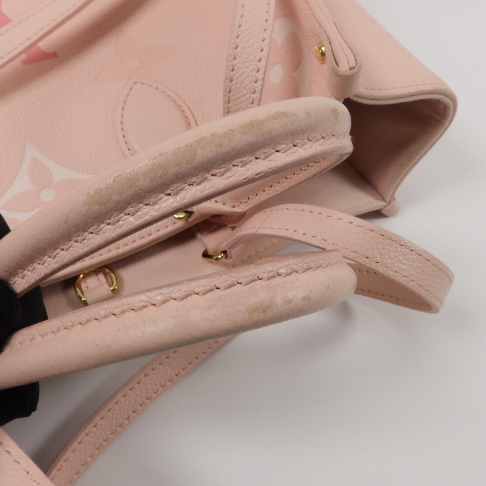 LOUIS VUITTON Monogram Empreeinte On The Go MM手挽肩背兩用袋