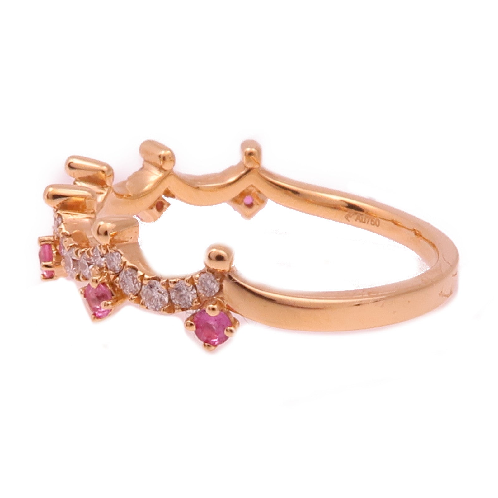 JEWELRY 18K玫瑰金Diamond Ring鑽石戒指US#5.5
