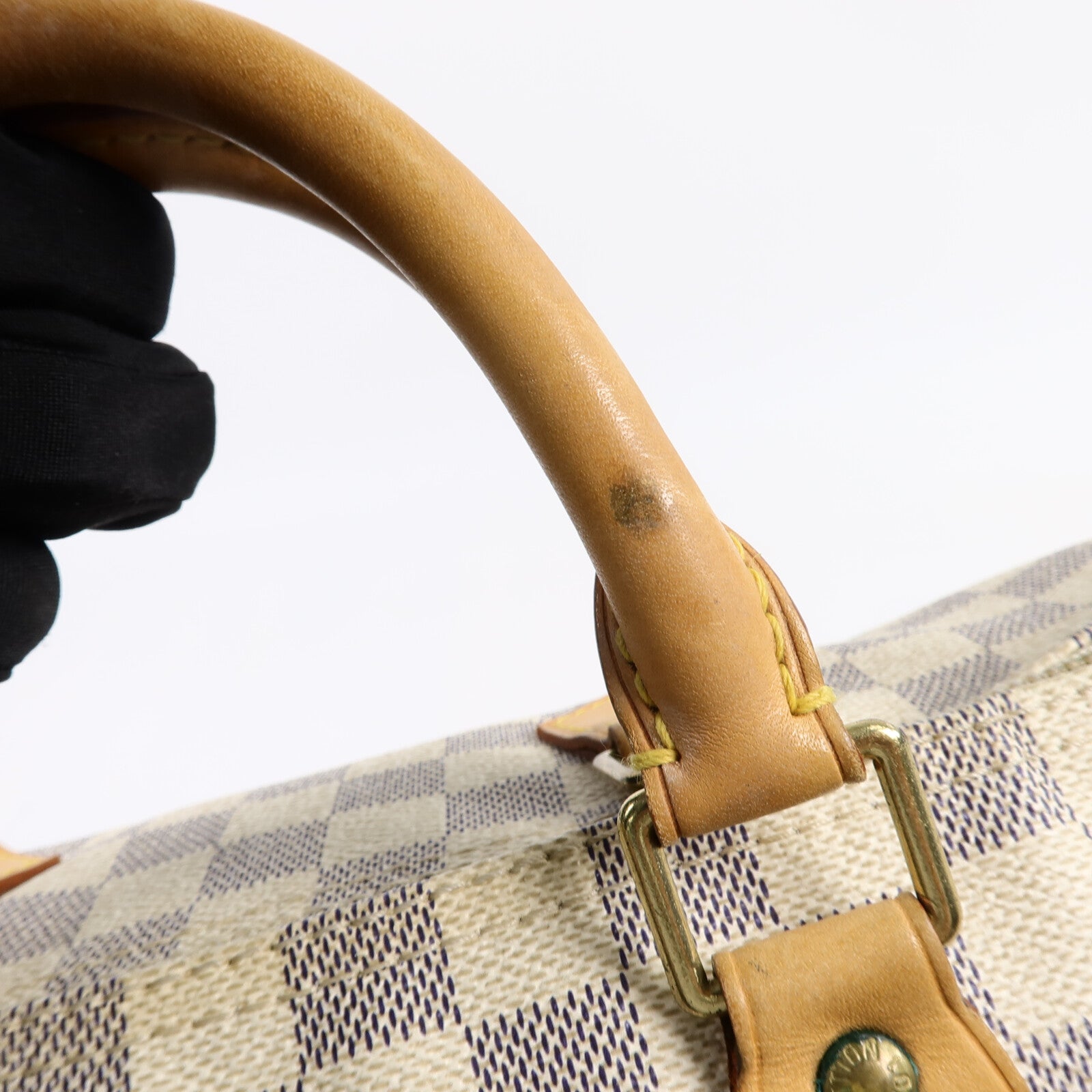 LOUIS VUITTON Damier Azur Speedy 30手挽袋