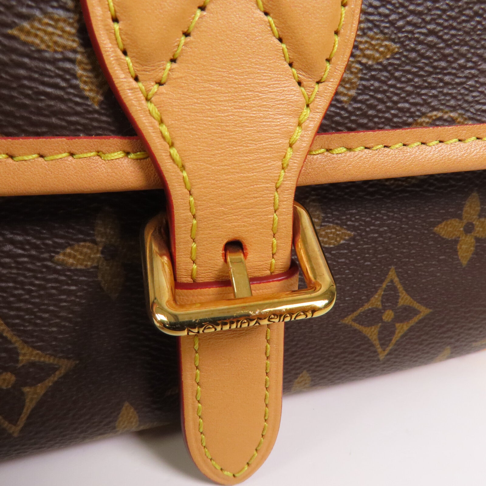 LOUIS VUITTON Monogram Diane金扣手挽肩背兩用袋