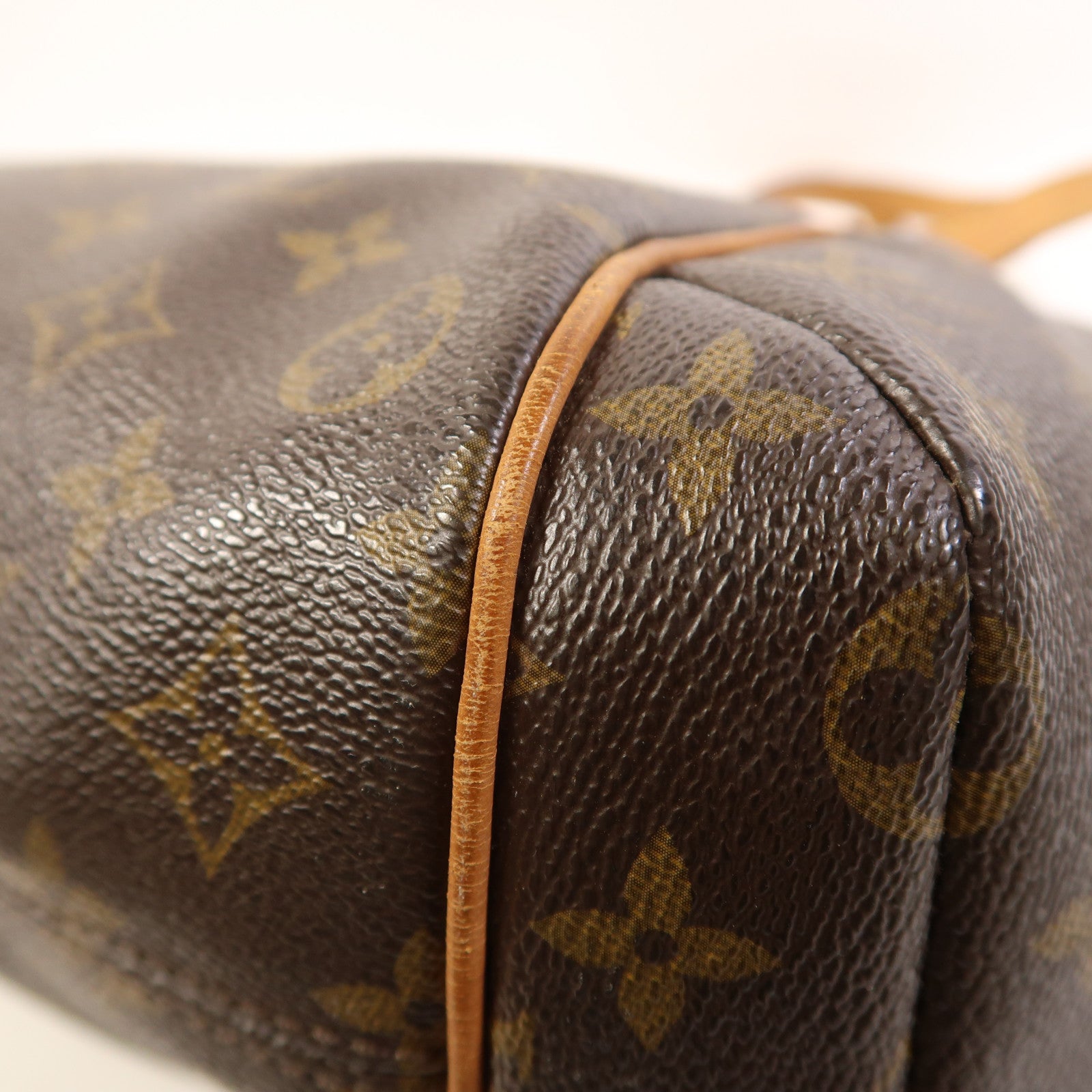 LOUIS VUITTON Monogram Totally PM金扣肩背袋/手挽袋棕色