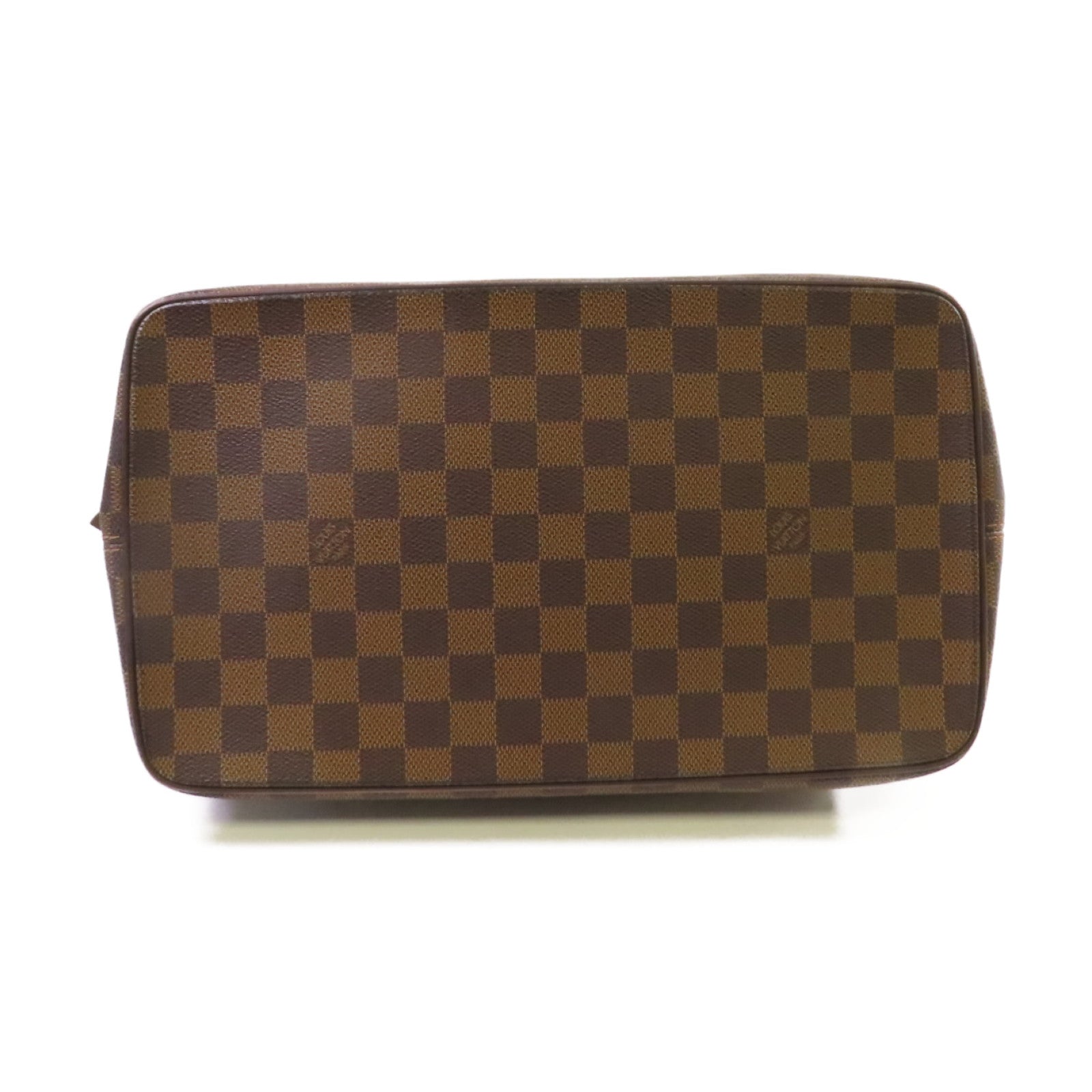 LOUIS VUITTON Damier Ebene Saleya MM Tote Bag金扣肩背袋啡色
