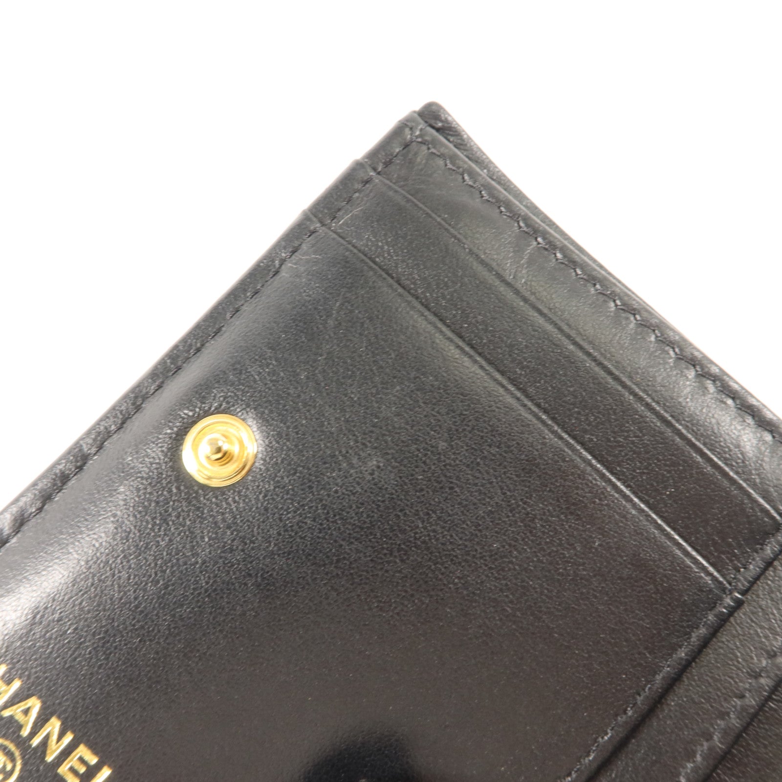 CHANEL 牛皮皮革Bifold Wallet錢包