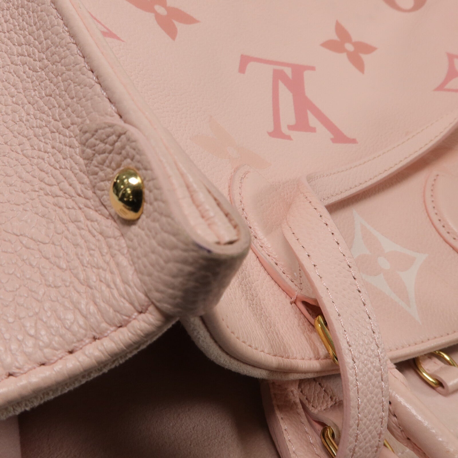 LOUIS VUITTON Monogram Empreeinte On The Go MM手挽肩背兩用袋