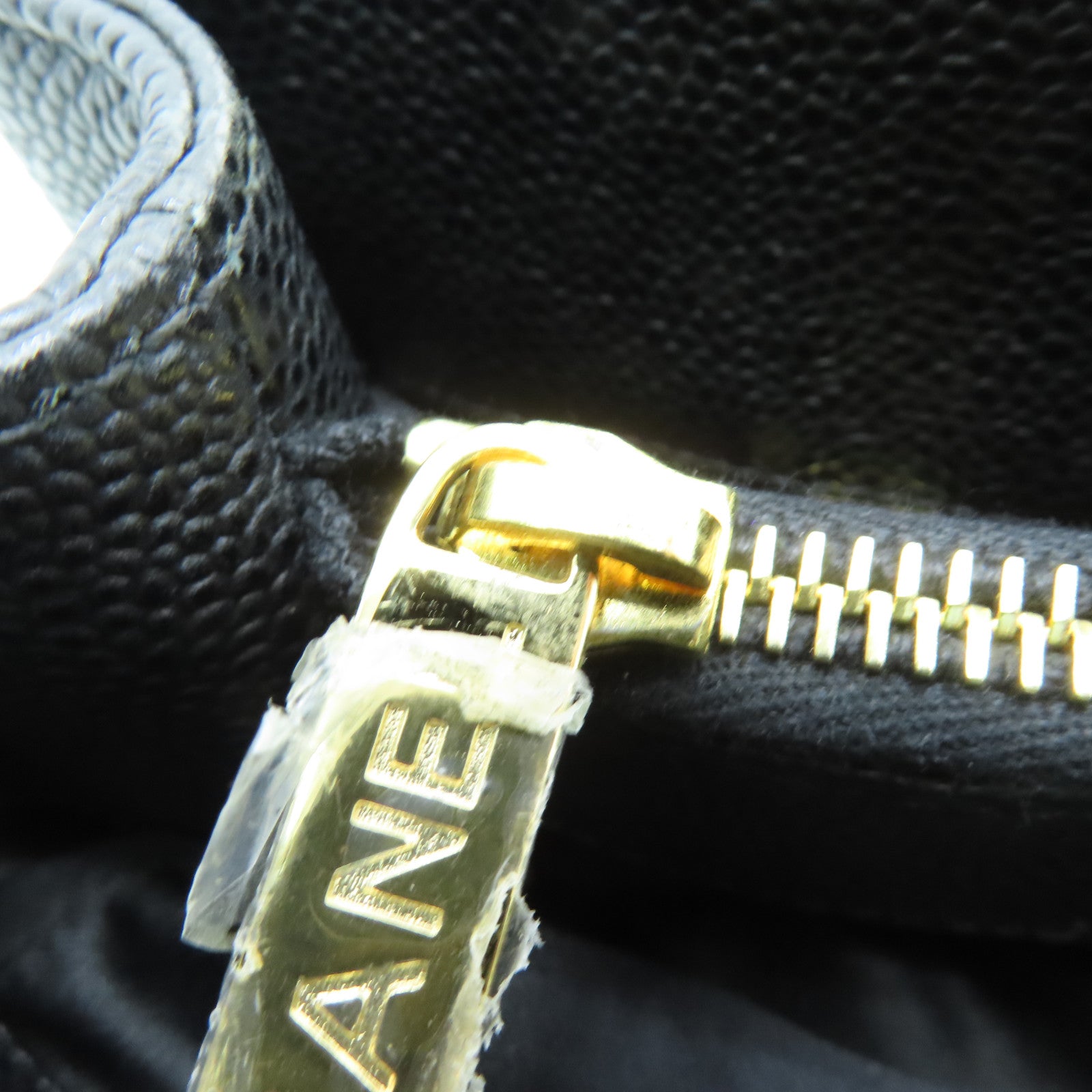 CHANEL 【激減優惠】菱格Caviar皮革GST Grand Shopping Tote Bag金扣肩背袋黑色