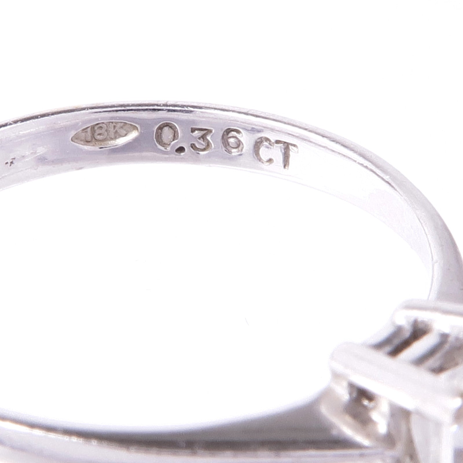 JEWELRY 18K白金Diamond Ring鑽石戒指US#6