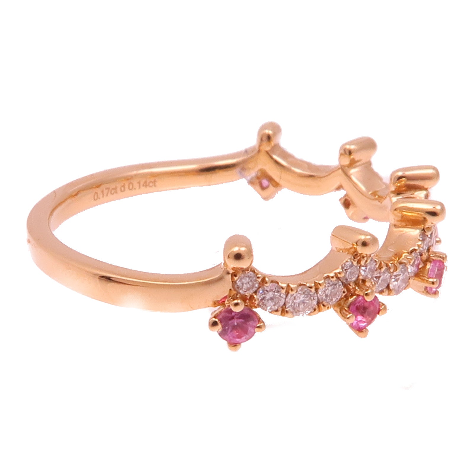 JEWELRY 18K玫瑰金Diamond Ring鑽石戒指US#5.5