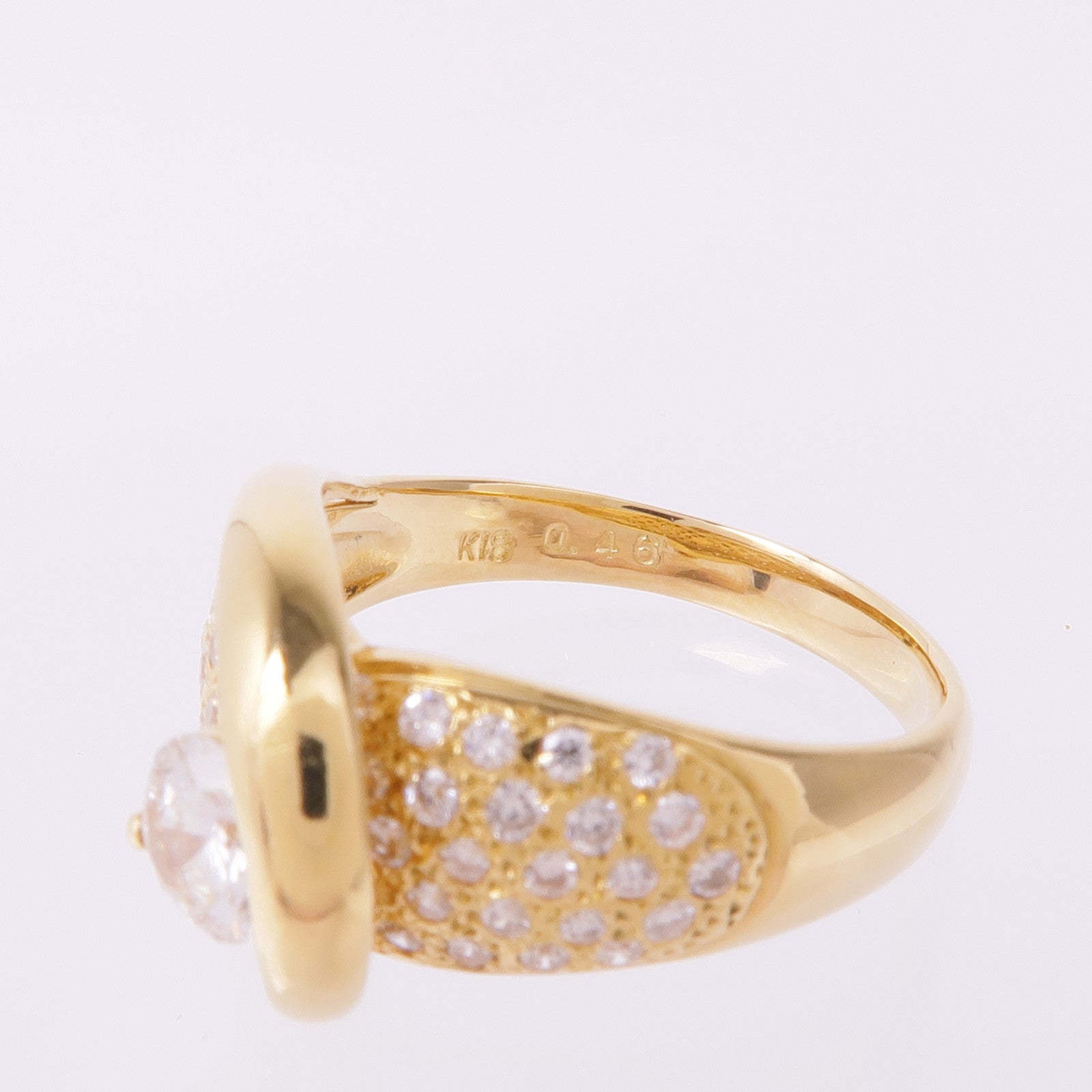 JEWELRY 18K黃金Diamond Ring鑽石戒指US#7