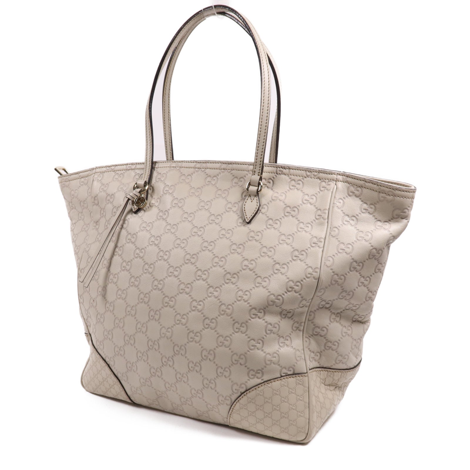GUCCI 牛皮皮革Tote Bag金扣手挽袋
