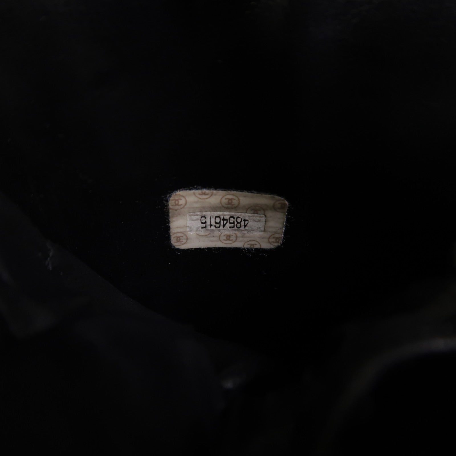 CHANEL 牛皮皮革Vintage Vanity Case金扣手挽袋