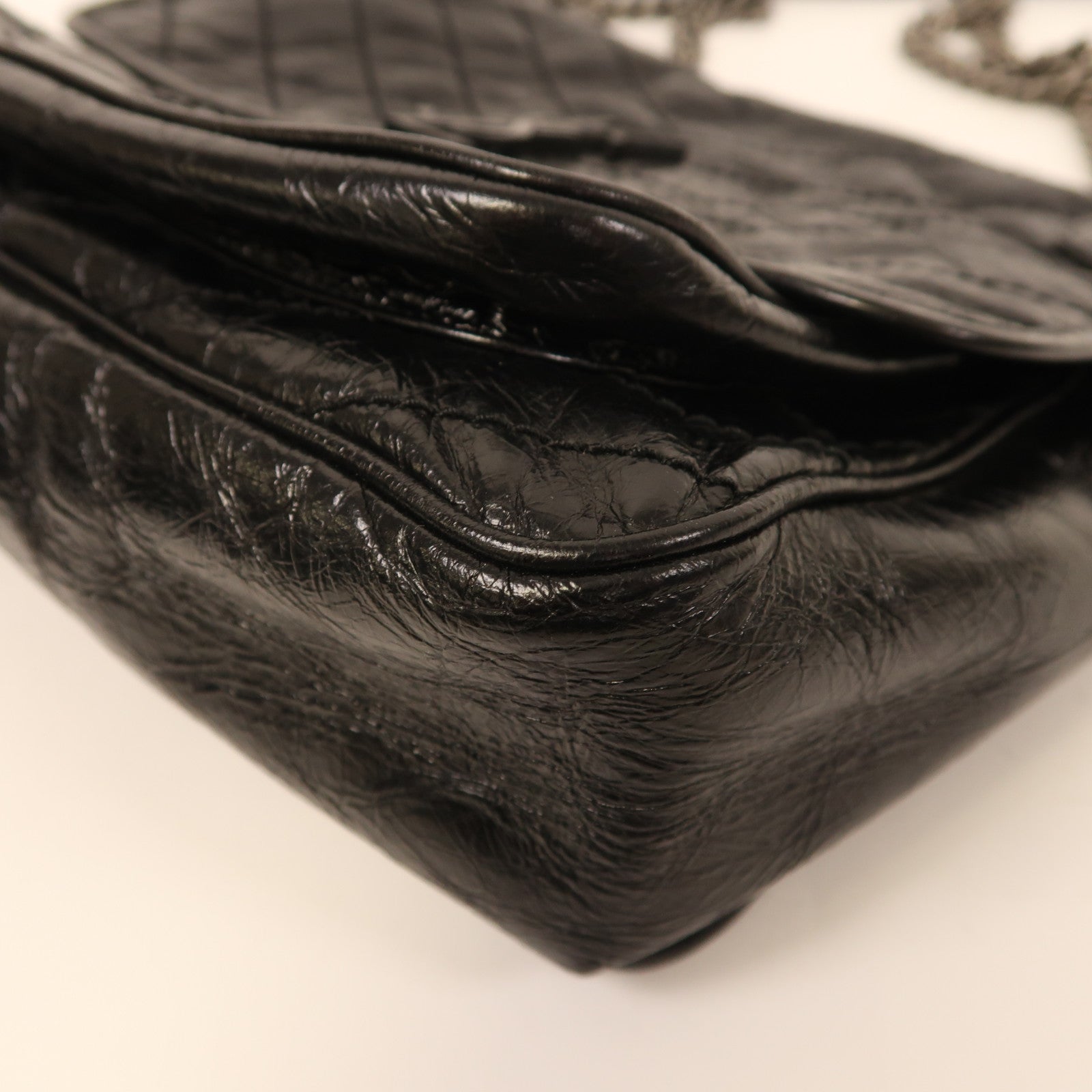 SAINT LAURENT 牛皮皮革Niki Medium銀扣鏈帶肩背袋黑色