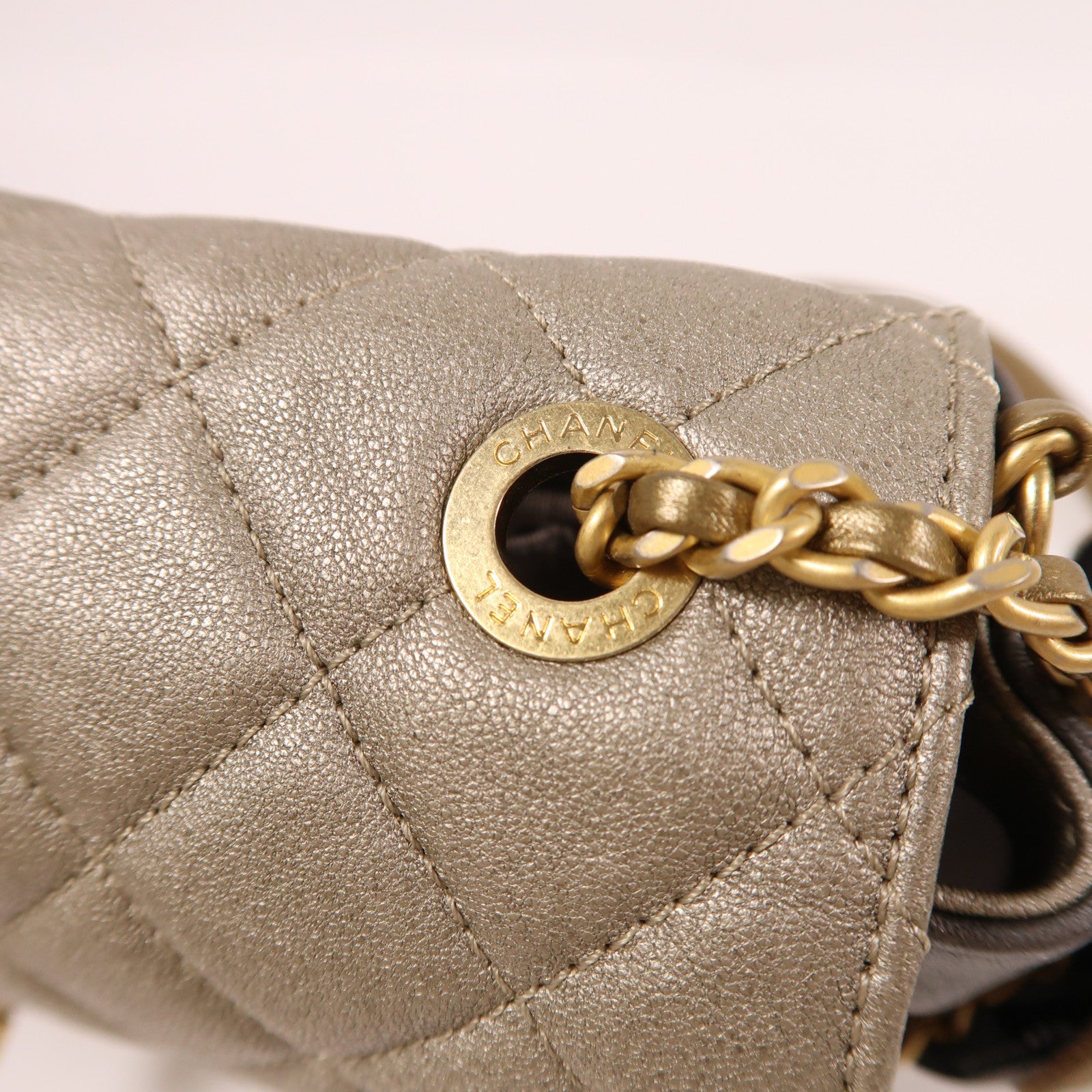 CHANEL 牛皮皮革2 Way Chain Shoulder手挽肩背兩用袋