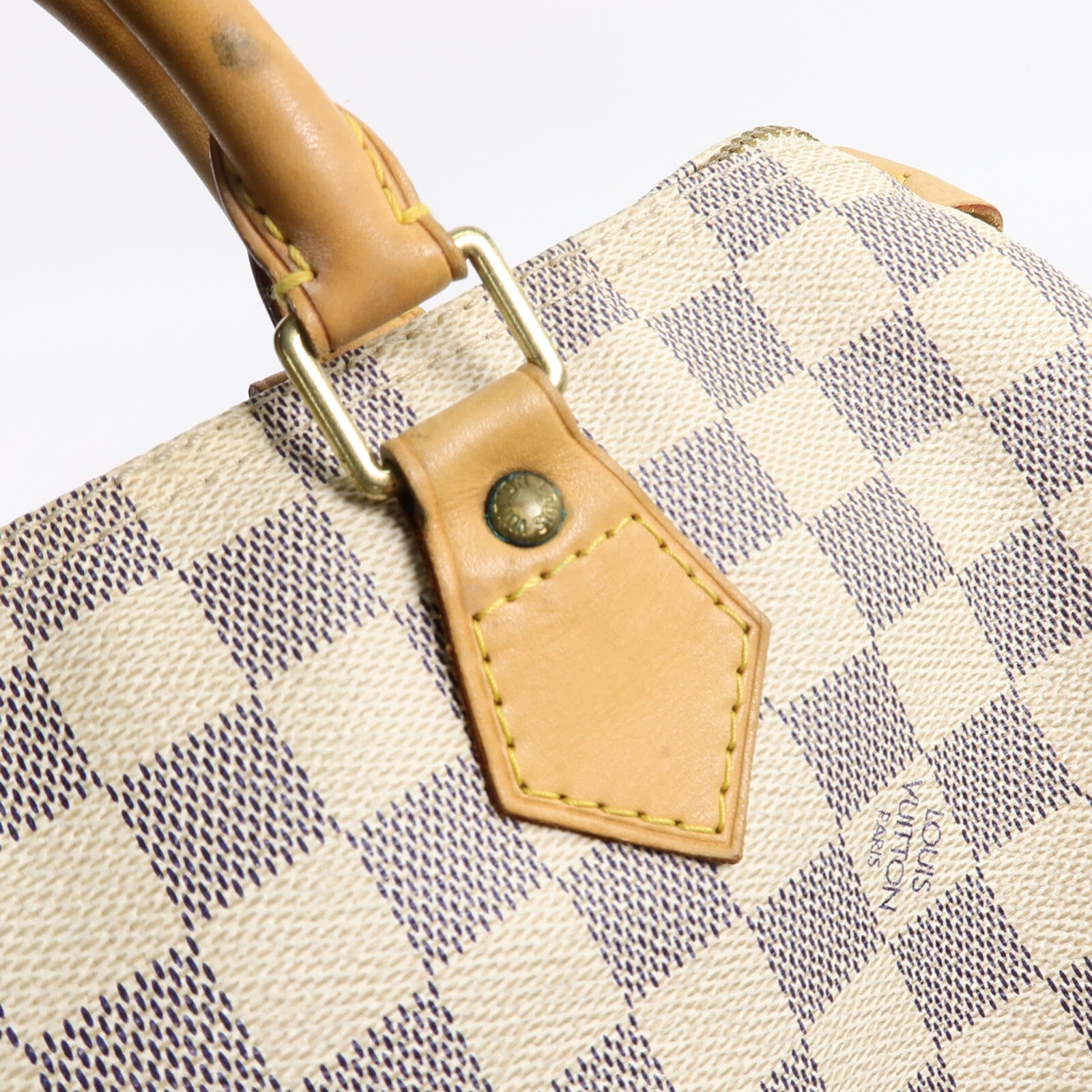 LOUIS VUITTON Damier Azur Speedy 30手挽袋