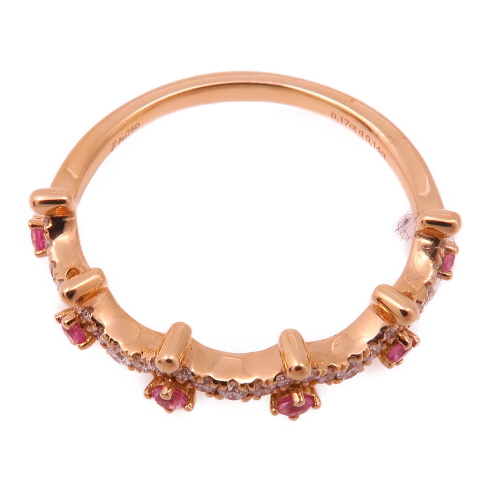 JEWELRY 18K玫瑰金Diamond Ring鑽石戒指US#5.5