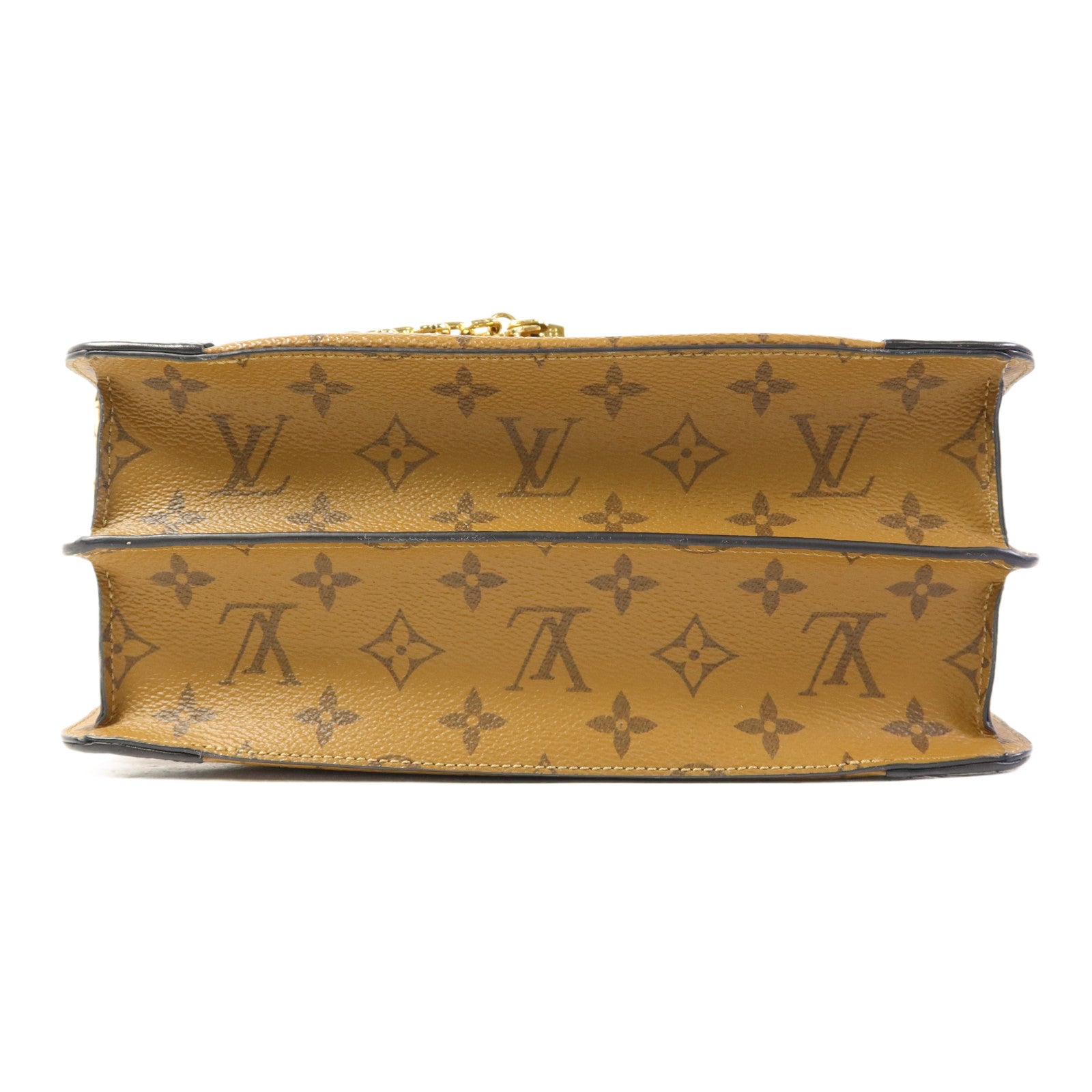 LOUIS VUITTON Monogram Reverse City Malle金扣手挽肩背兩用袋