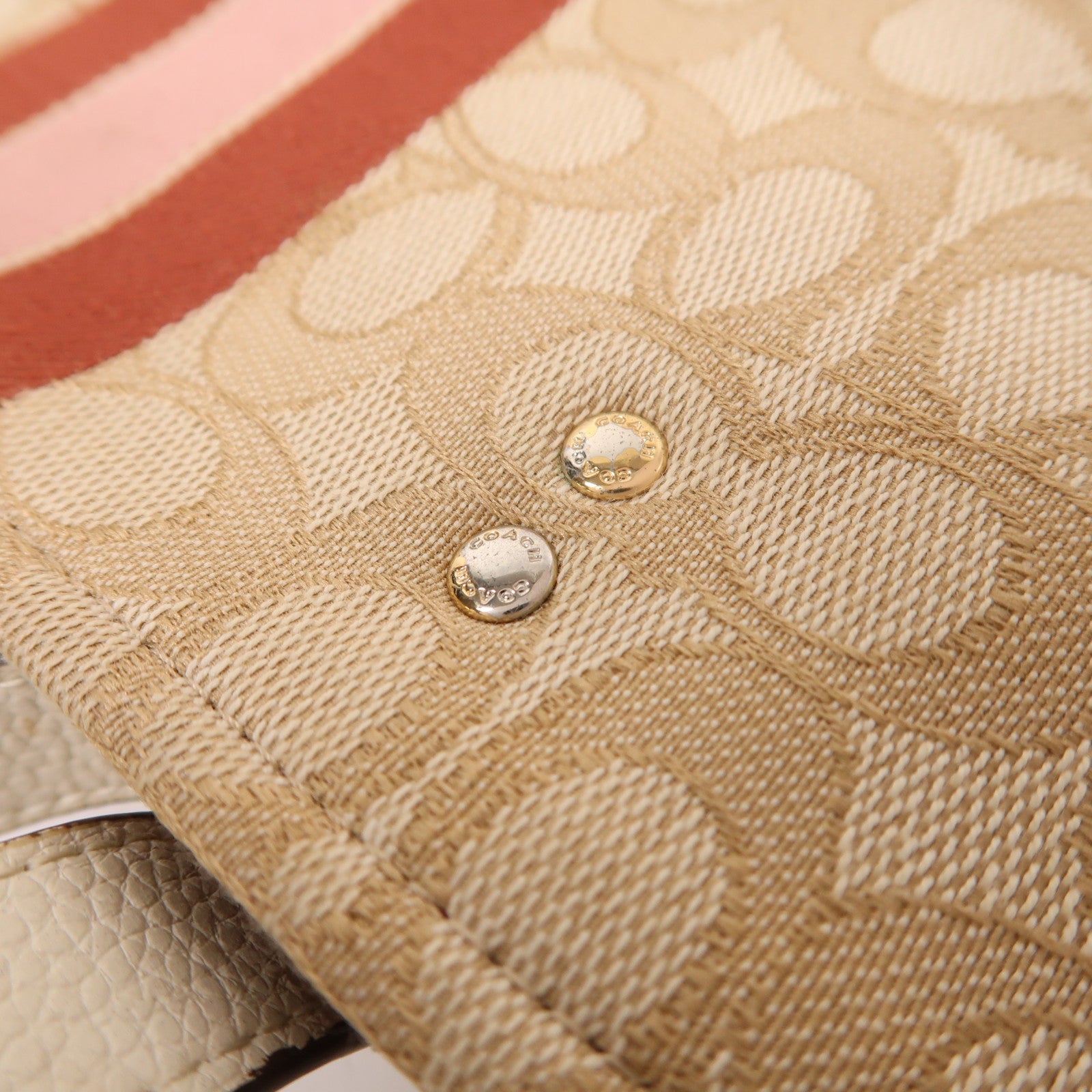 COACH 帆布Tote Bag肩背袋